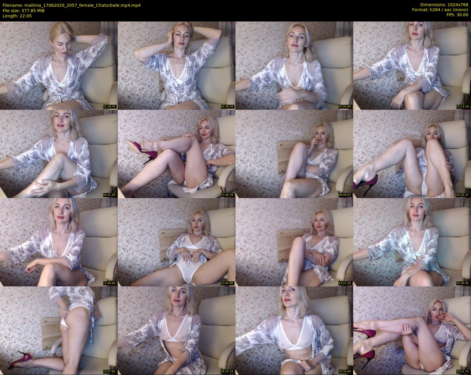mallinia — 23 minute Chaturbate female cam show recording, 720p, Jun 17, 2020