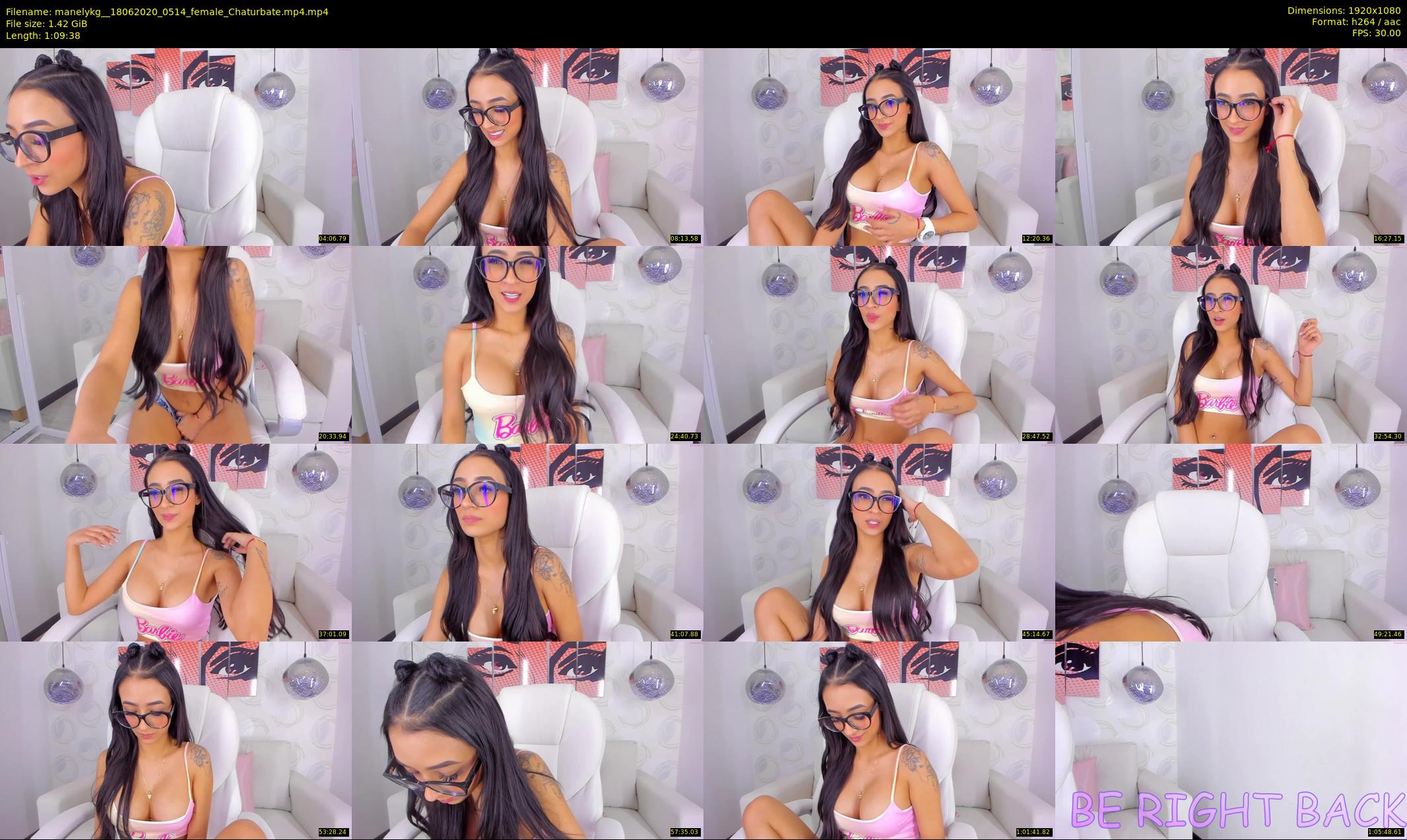 manelykg_ — 70 minute Chaturbate female cam show recording, 1080p, Jun 18, 2020