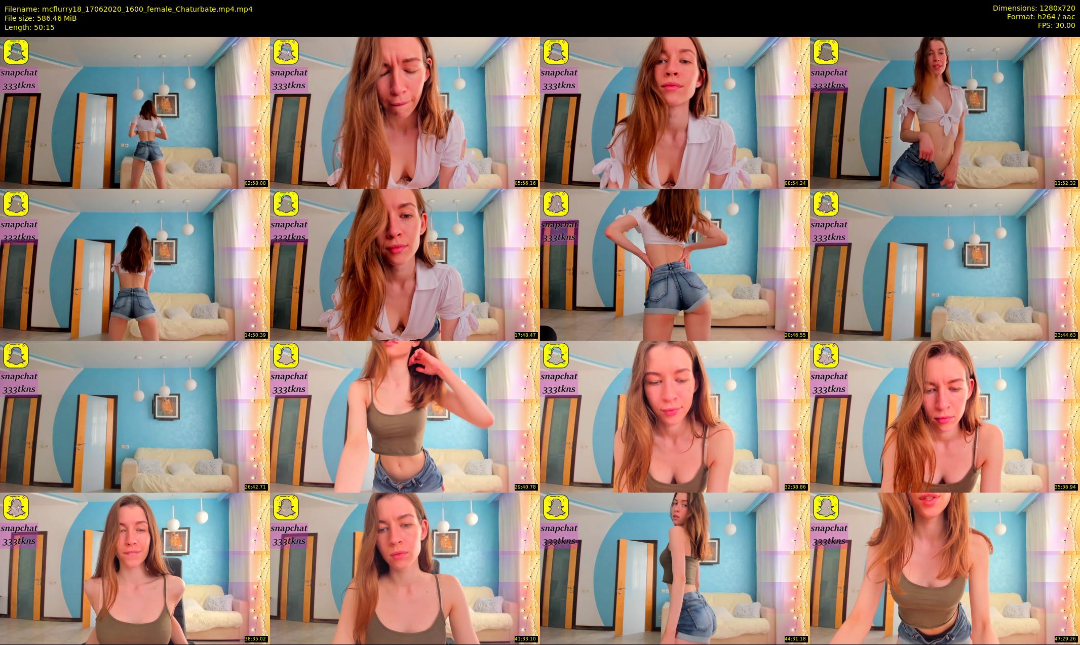 mcflurry18 — 51 minute Chaturbate female cam show recording, 720p, Jun 17, 2020