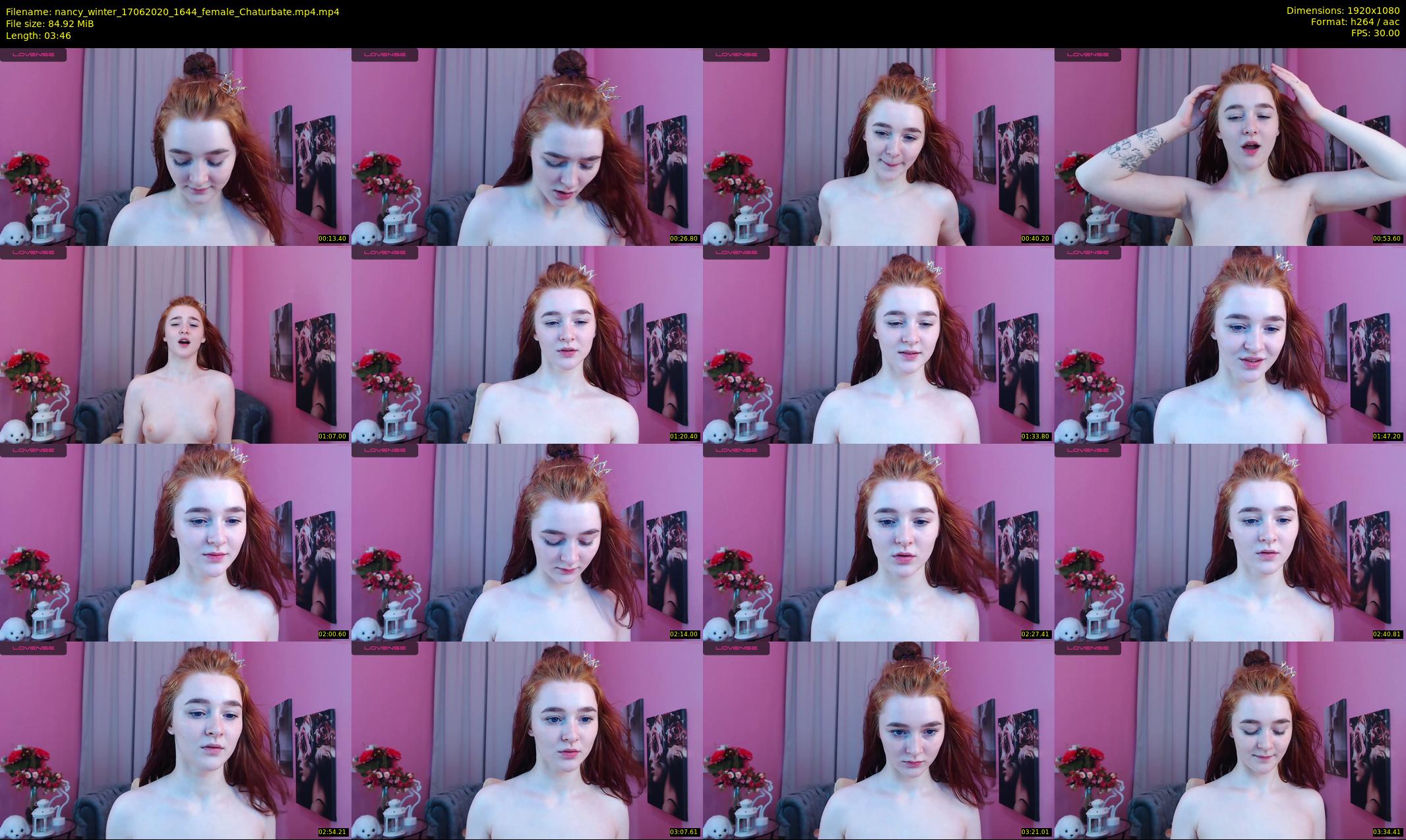 nancy_winter — 4 minute Chaturbate female cam show recording, 1080p, Jun 17, 2020