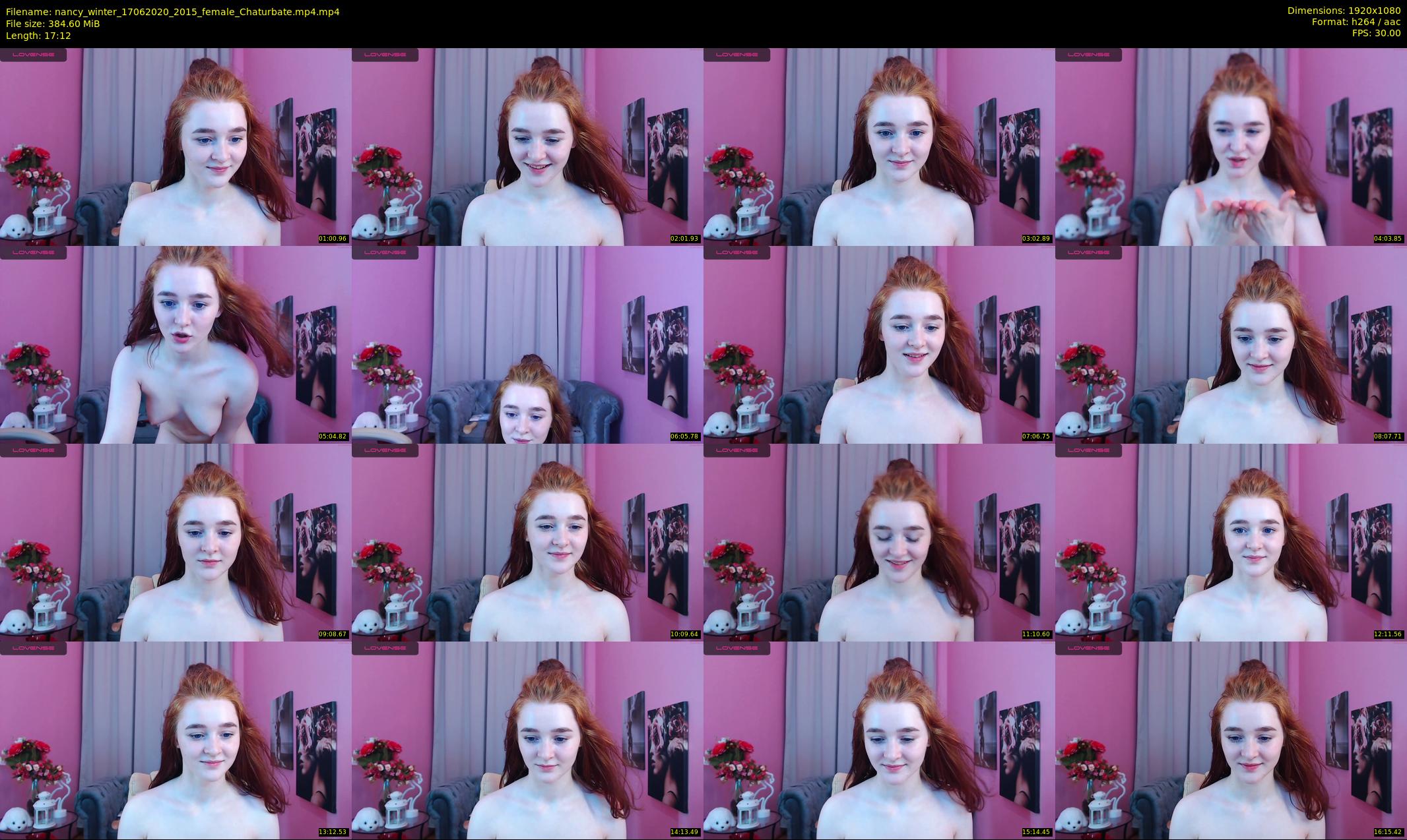 nancy_winter — 18 minute Chaturbate female cam show recording, 1080p, Jun 17, 2020