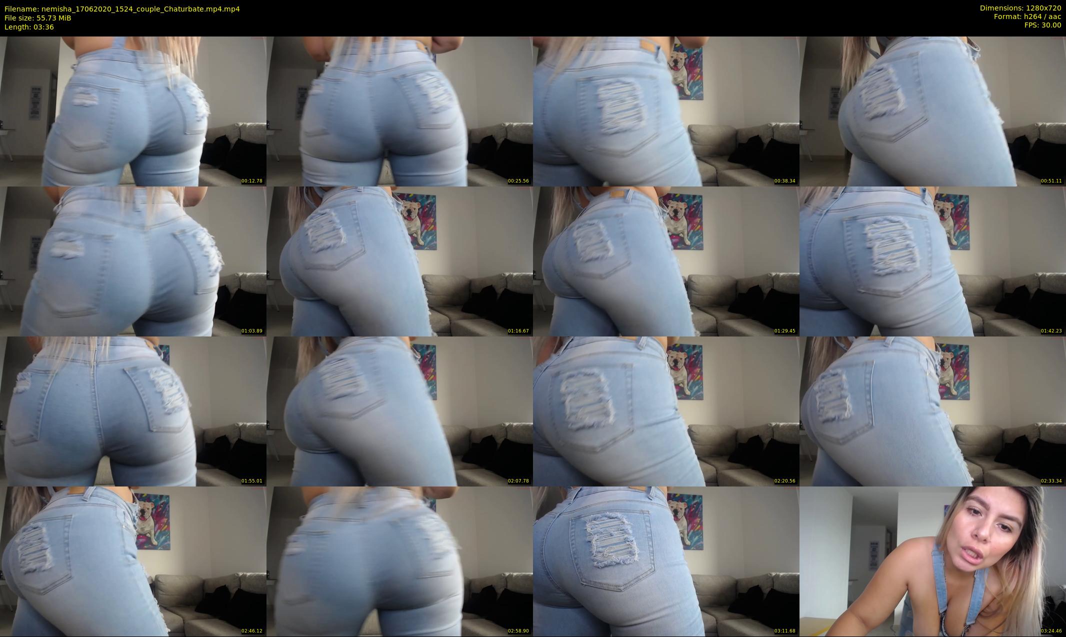 nemisha — 4 minute Chaturbate female cam show recording, 720p, Jun 17, 2020