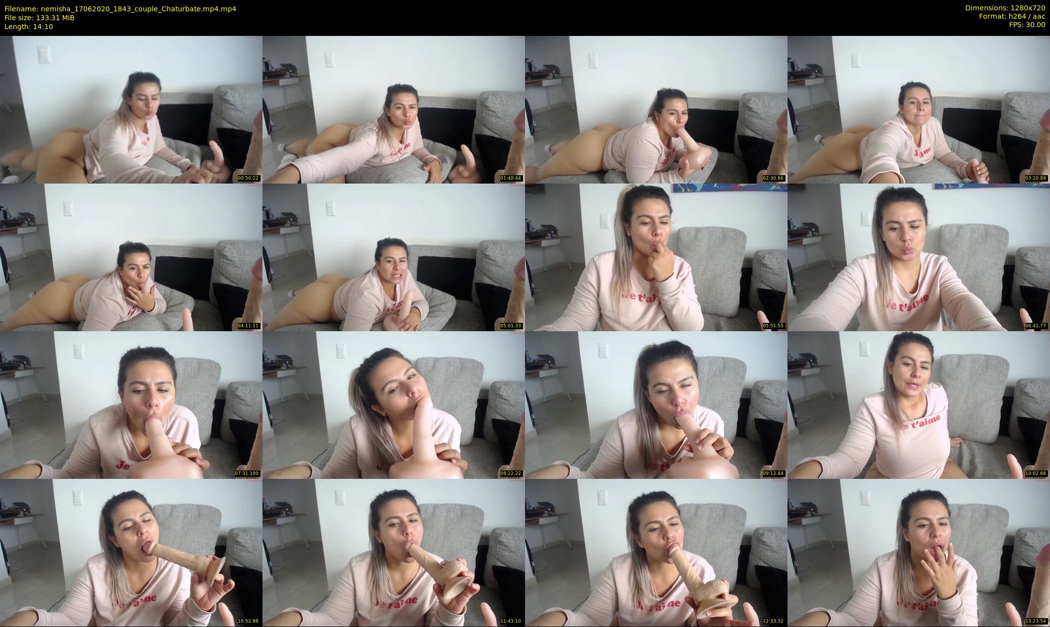 nemisha — 15 minute Chaturbate female cam show recording, 720p, Jun 17, 2020