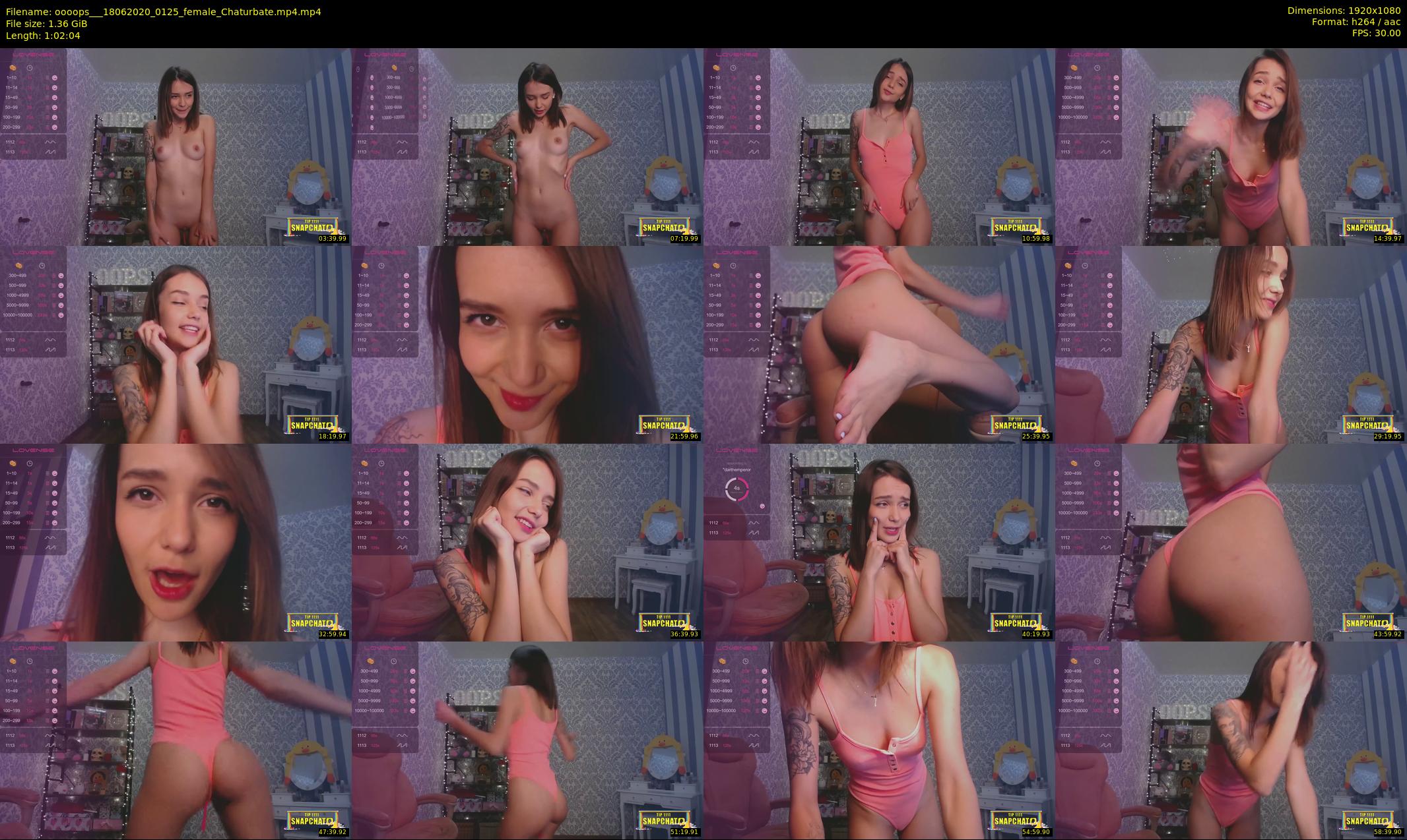 oooops__ — 63 minute Chaturbate female cam show recording, 1080p, Jun 18, 2020