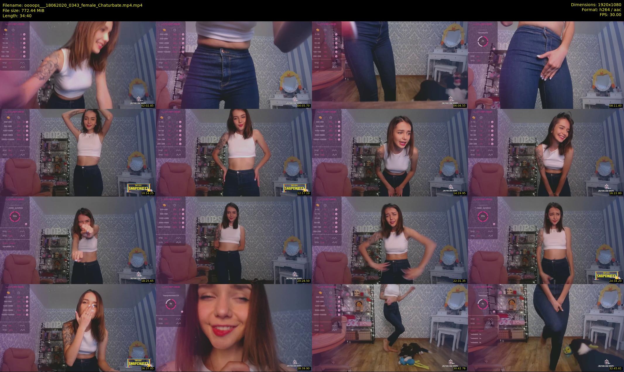 oooops__ — 35 minute Chaturbate female cam show recording, 1080p, Jun 18, 2020