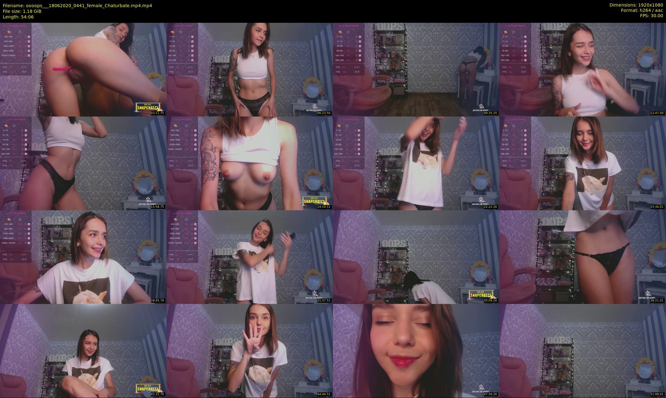oooops__ — 55 minute Chaturbate female cam show recording, 1080p, Jun 18, 2020