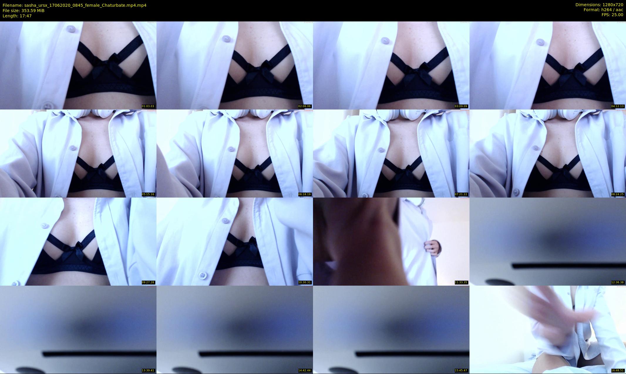 sasha_ursx — 18 minute Chaturbate female cam show recording, 720p, Jun 17, 2020