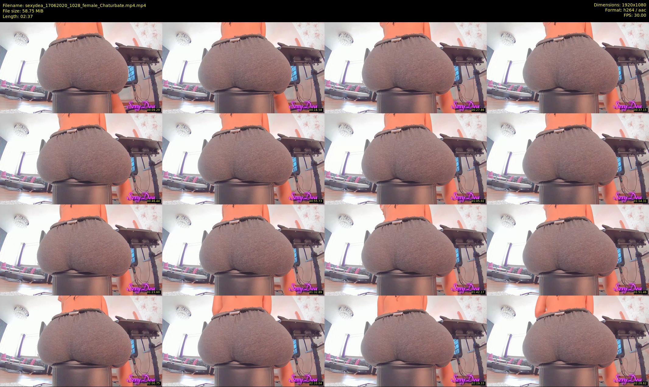 sexydea — 3 minute Chaturbate female cam show recording, 1080p, Jun 17, 2020