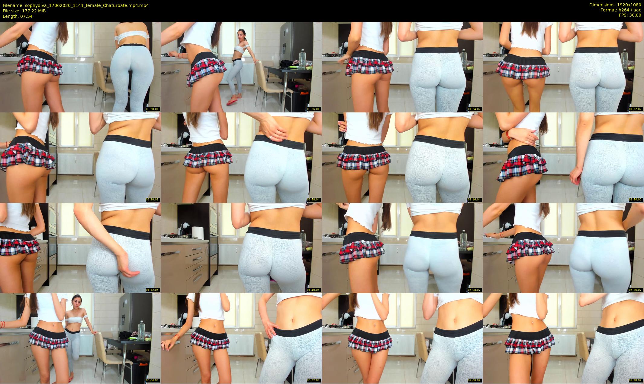 sophydiva — 8 minute Chaturbate female cam show recording, 1080p, Jun 17, 2020