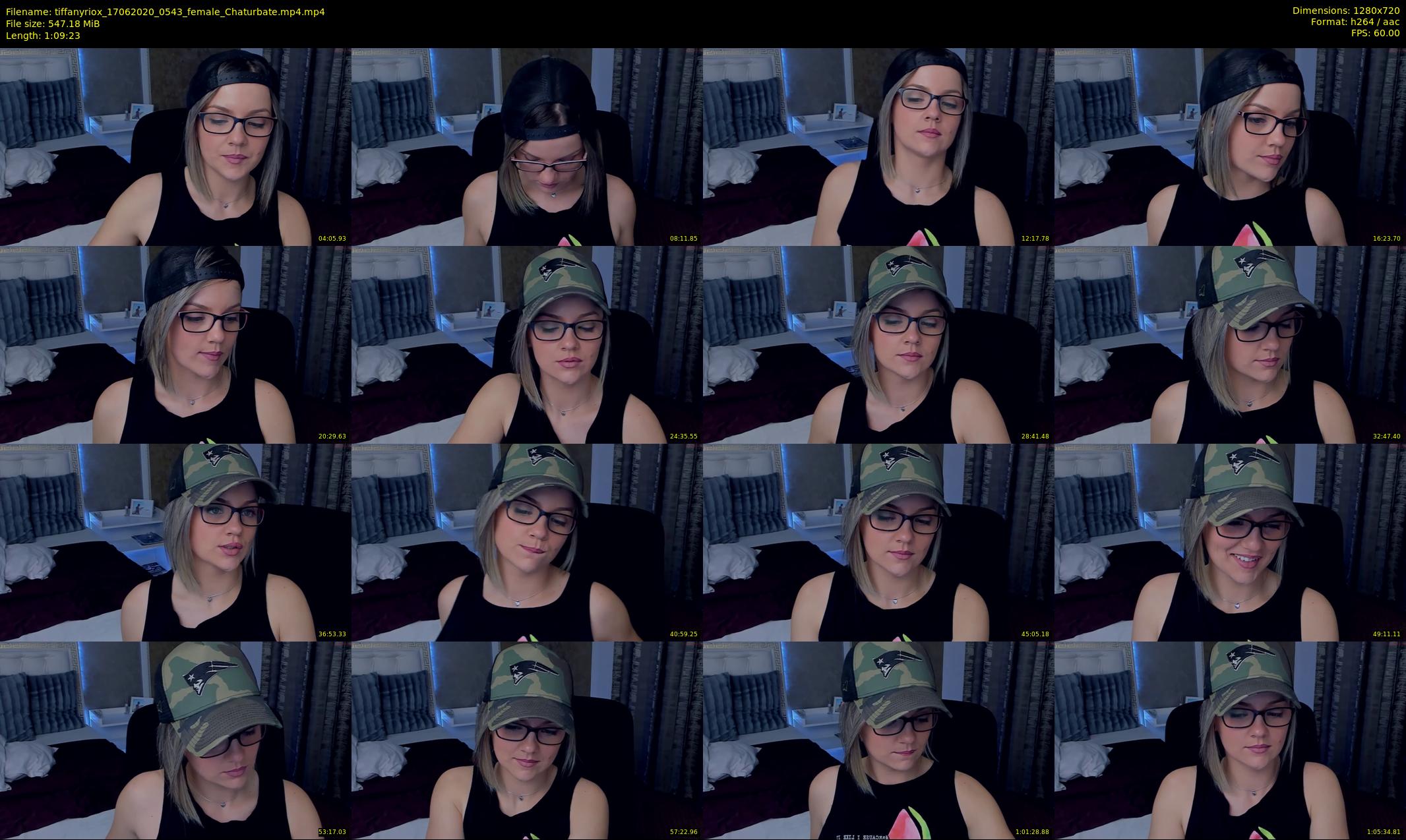 tiffanyriox — 70 minute Chaturbate female cam show recording, 720p, Jun 17, 2020