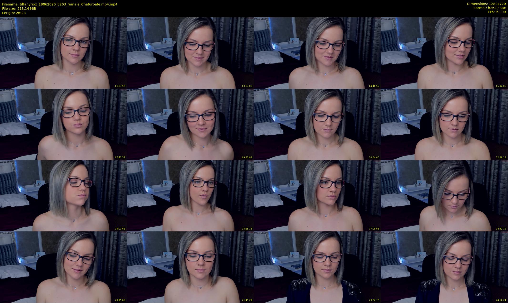 tiffanyriox — 27 minute Chaturbate female cam show recording, 720p, Jun 18, 2020