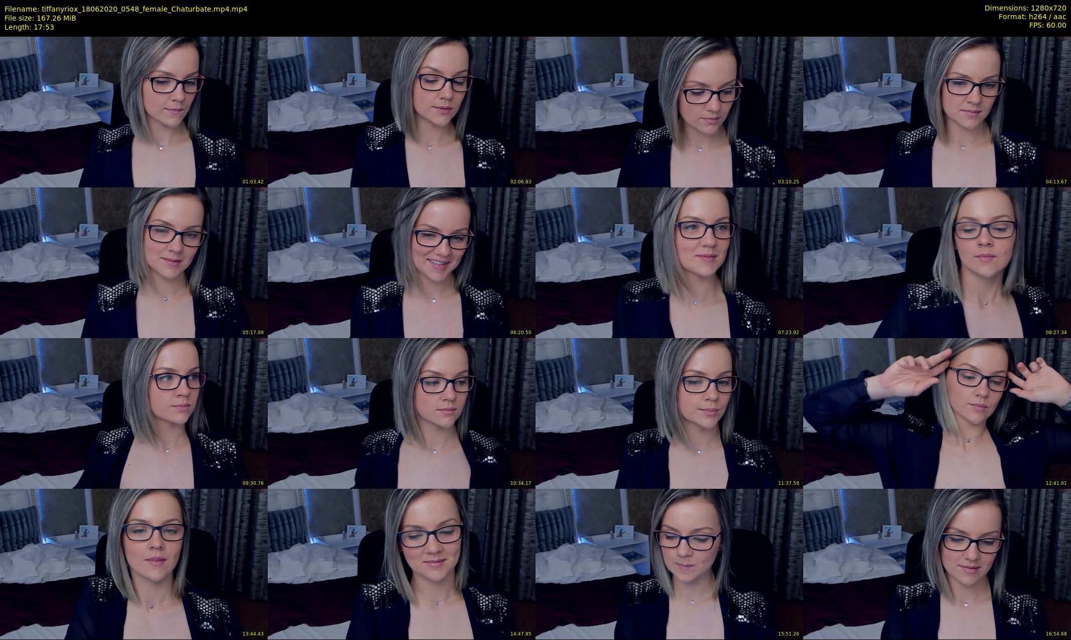 tiffanyriox — 18 minute Chaturbate female cam show recording, 720p, Jun 18, 2020