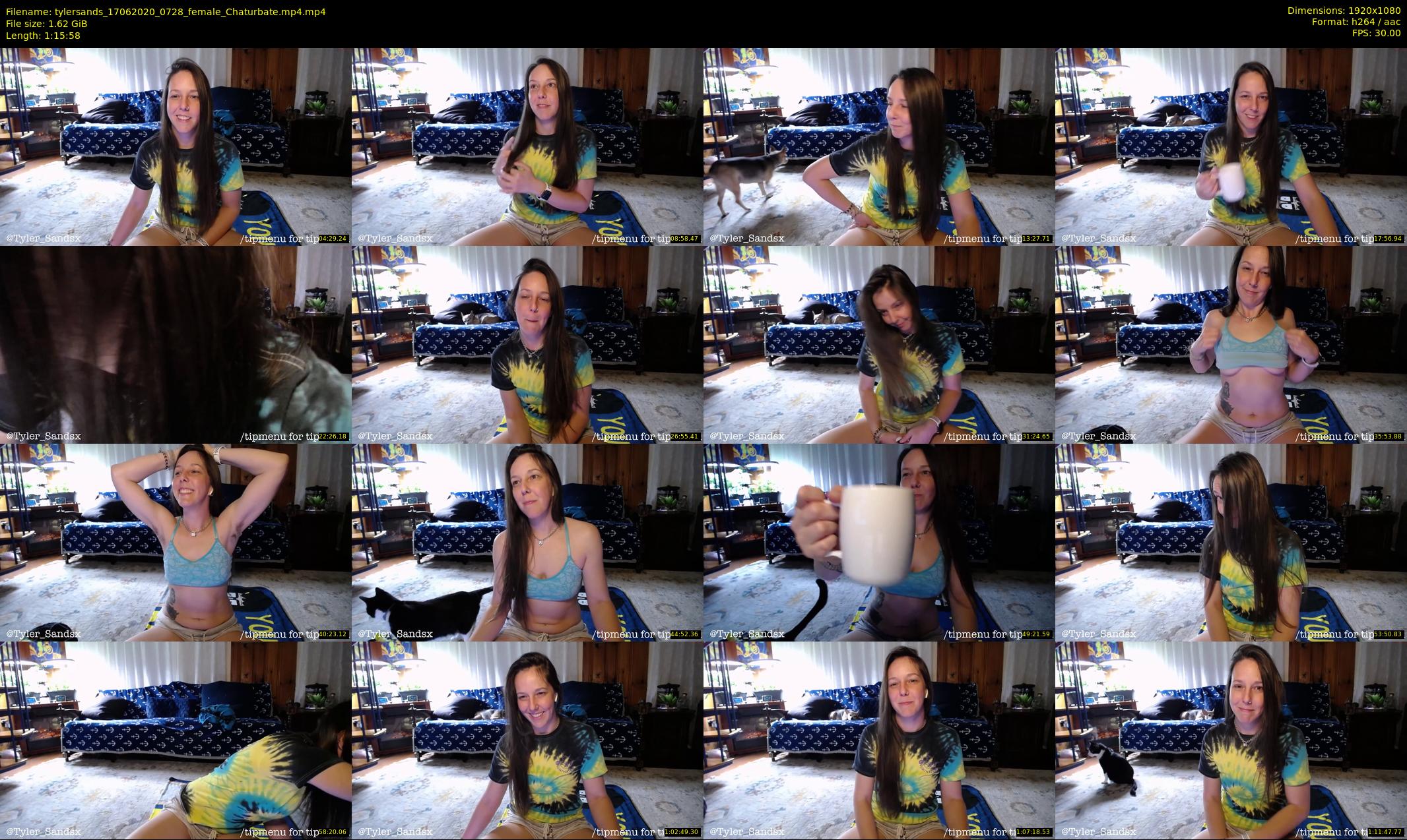 tylersands — 76 minute Chaturbate female cam show recording, 1080p, Jun 17, 2020