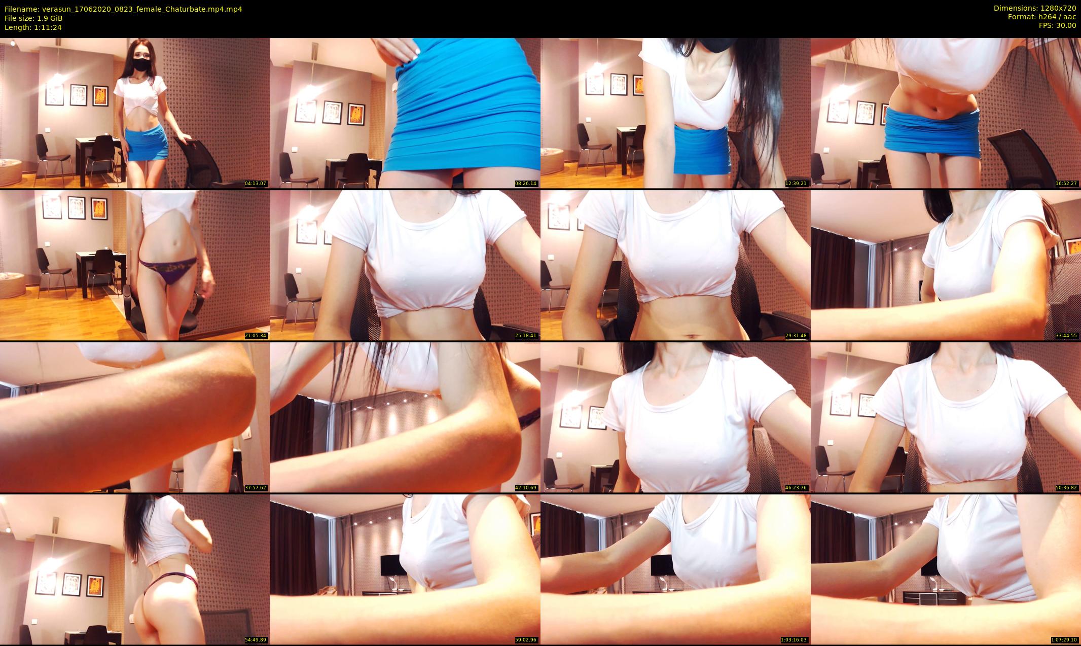 verasun — 72 minute Chaturbate female cam show recording, 720p, Jun 17, 2020