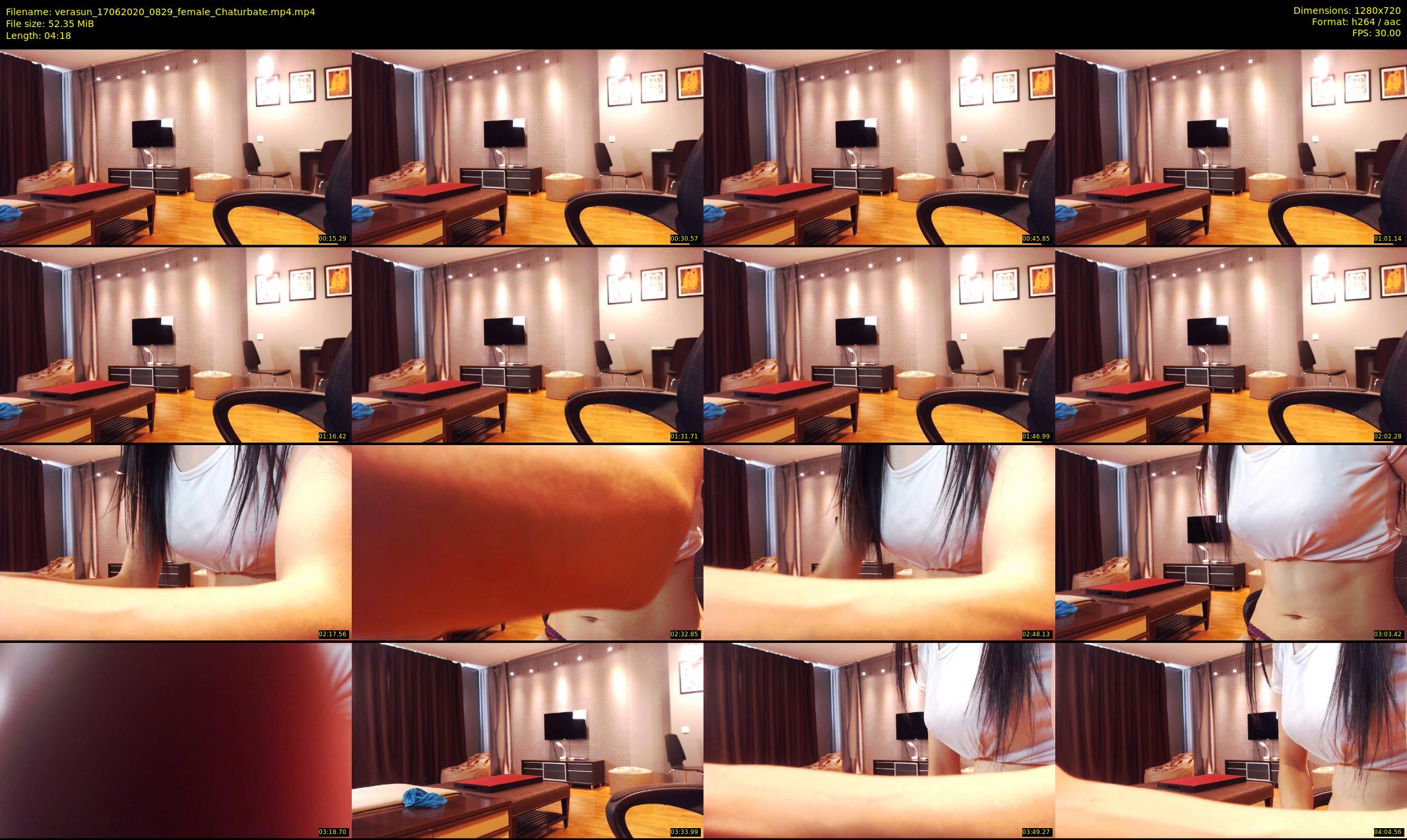verasun — 5 minute Chaturbate female cam show recording, 720p, Jun 17, 2020