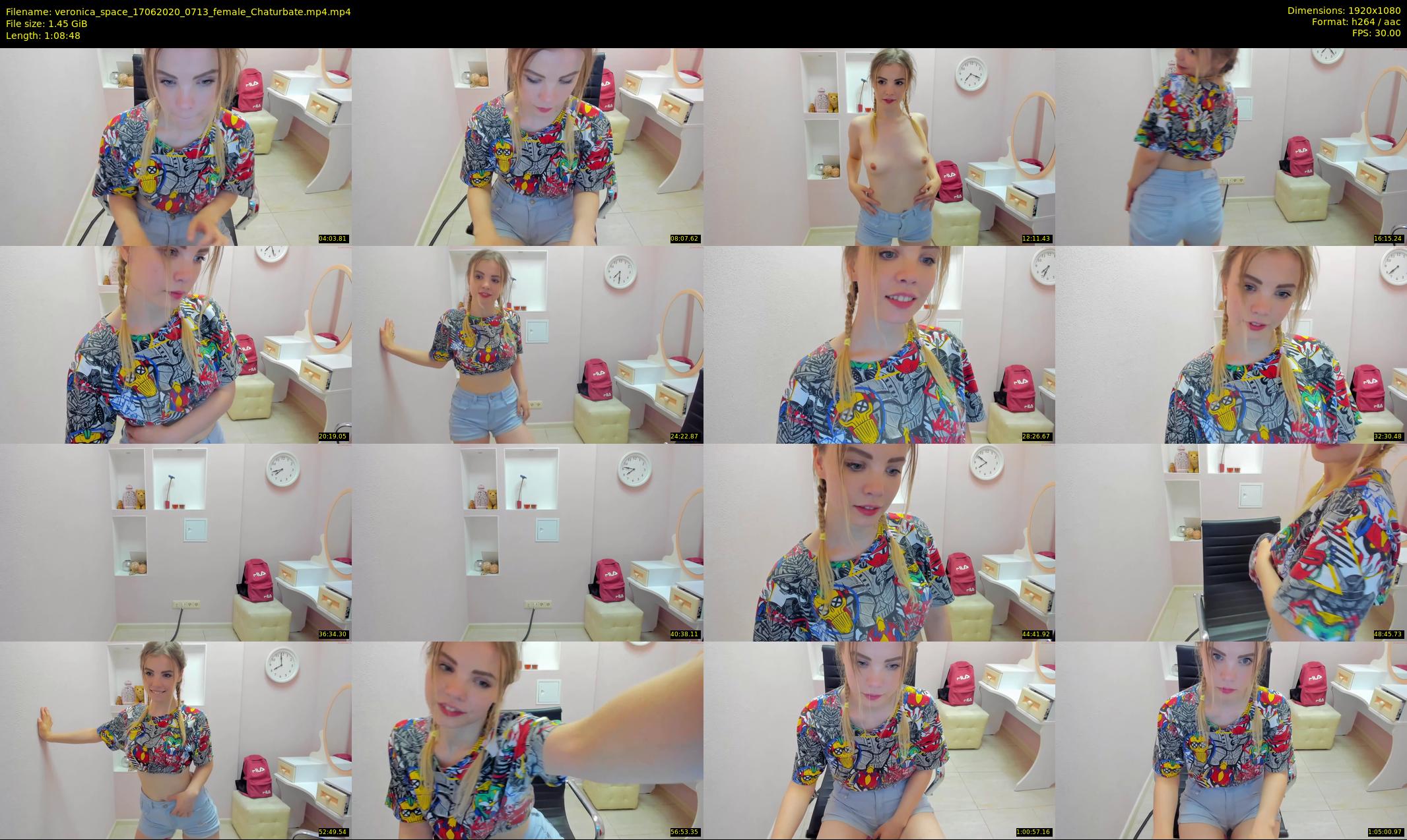 veronica_space — 69 minute Chaturbate female cam show recording, 1080p, Jun 17, 2020