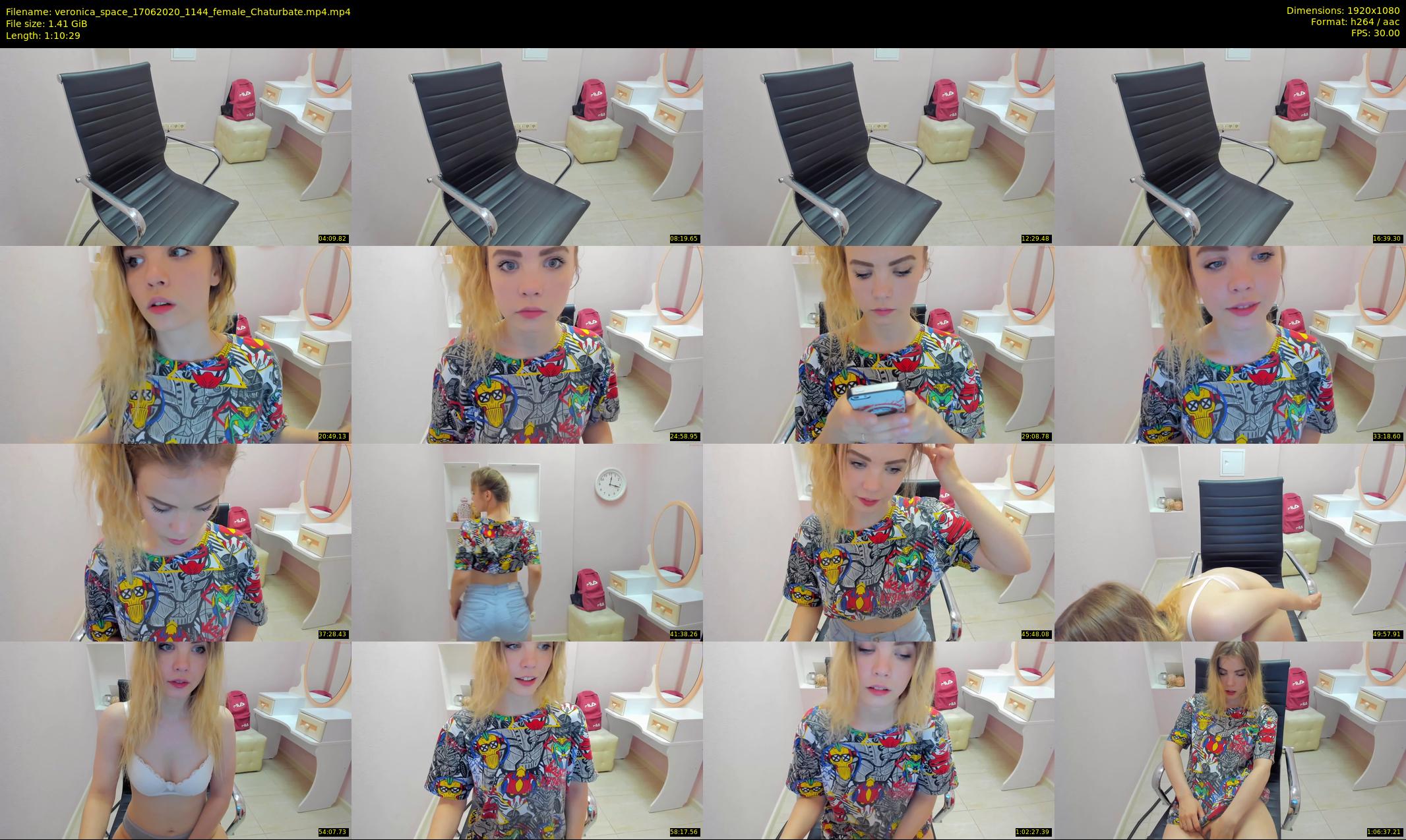 veronica_space — 71 minute Chaturbate female cam show recording, 1080p, Jun 17, 2020