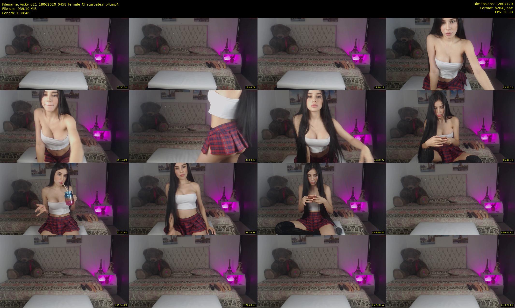 vicky_g21 — 99 minute Chaturbate female cam show recording, 720p, Jun 18, 2020