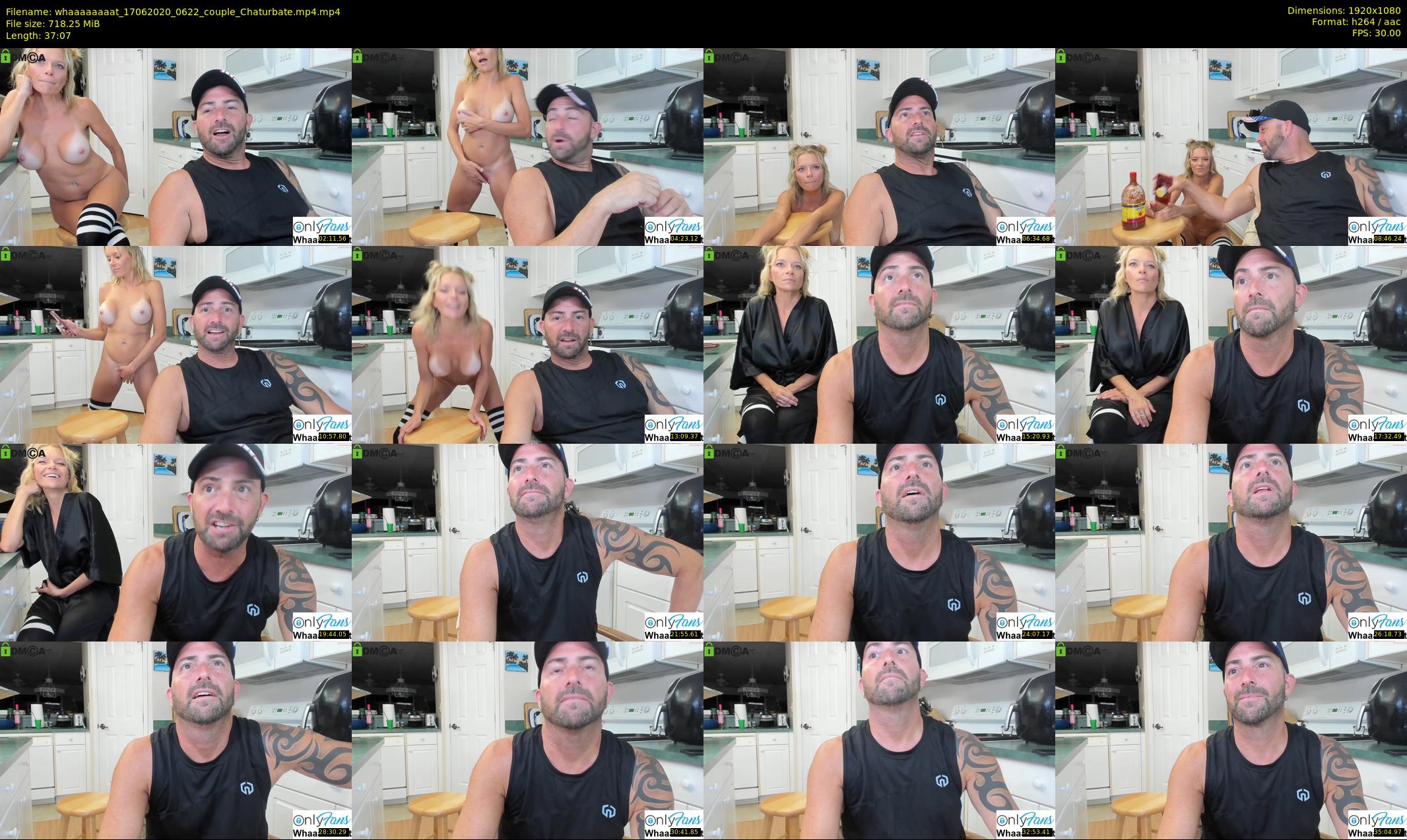 whaaaaaaaat — 38 minute Chaturbate couple cam show recording, 1080p, Jun 17, 2020