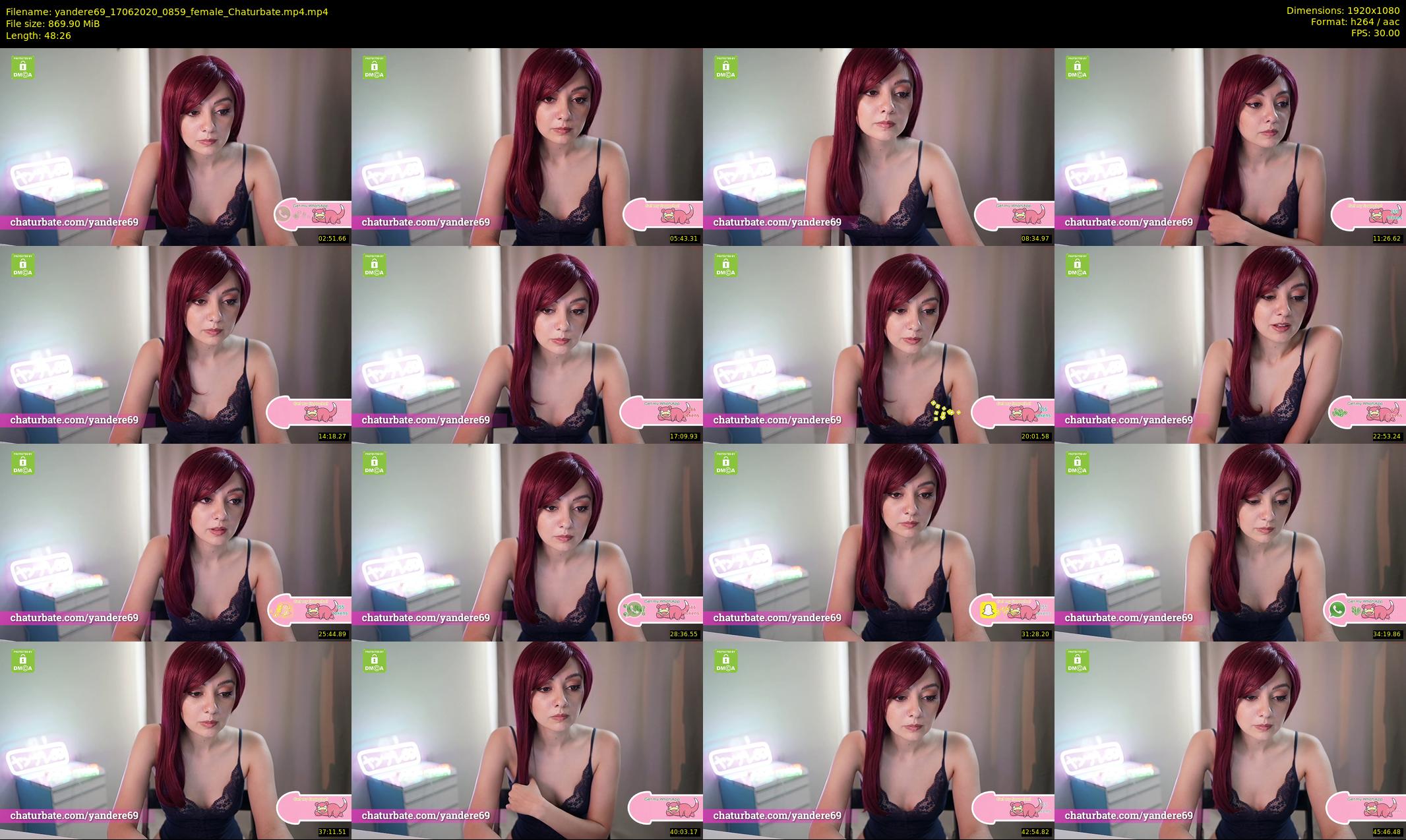 yandere69 — 49 minute Chaturbate female cam show recording, 1080p, Jun 17, 2020
