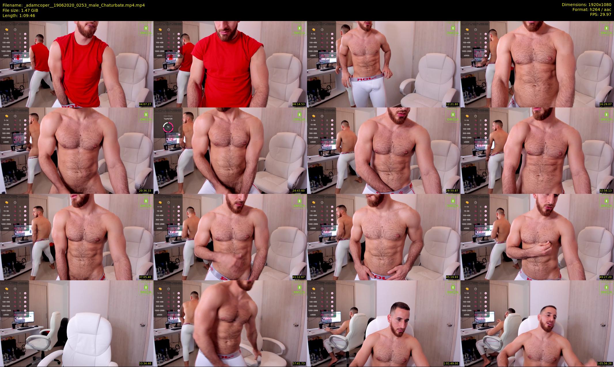 _adamcoper_ — 70 minute Chaturbate male cam show recording, 1080p, Jun 19, 2020