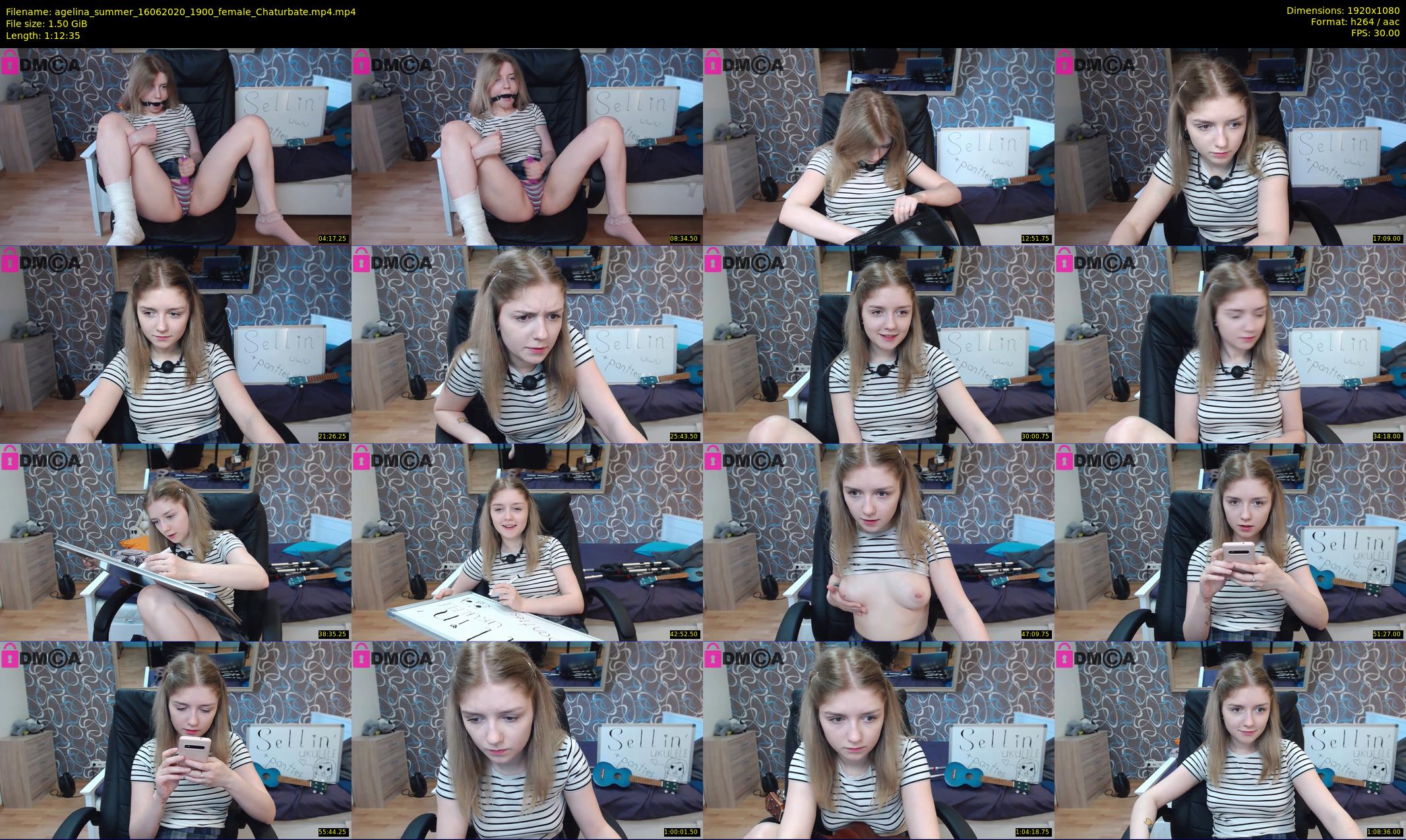 agelina_summer — 73 minute Chaturbate female cam show recording, 1080p, Jun 16, 2020