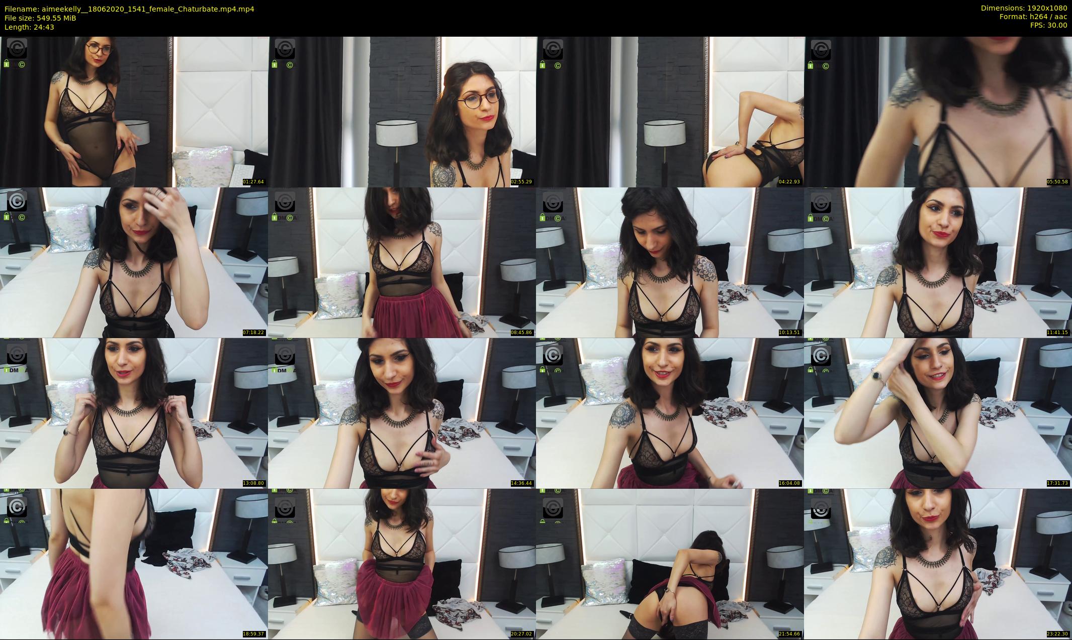 aimeekelly_ — 25 minute Chaturbate female cam show recording, 1080p, Jun 18, 2020