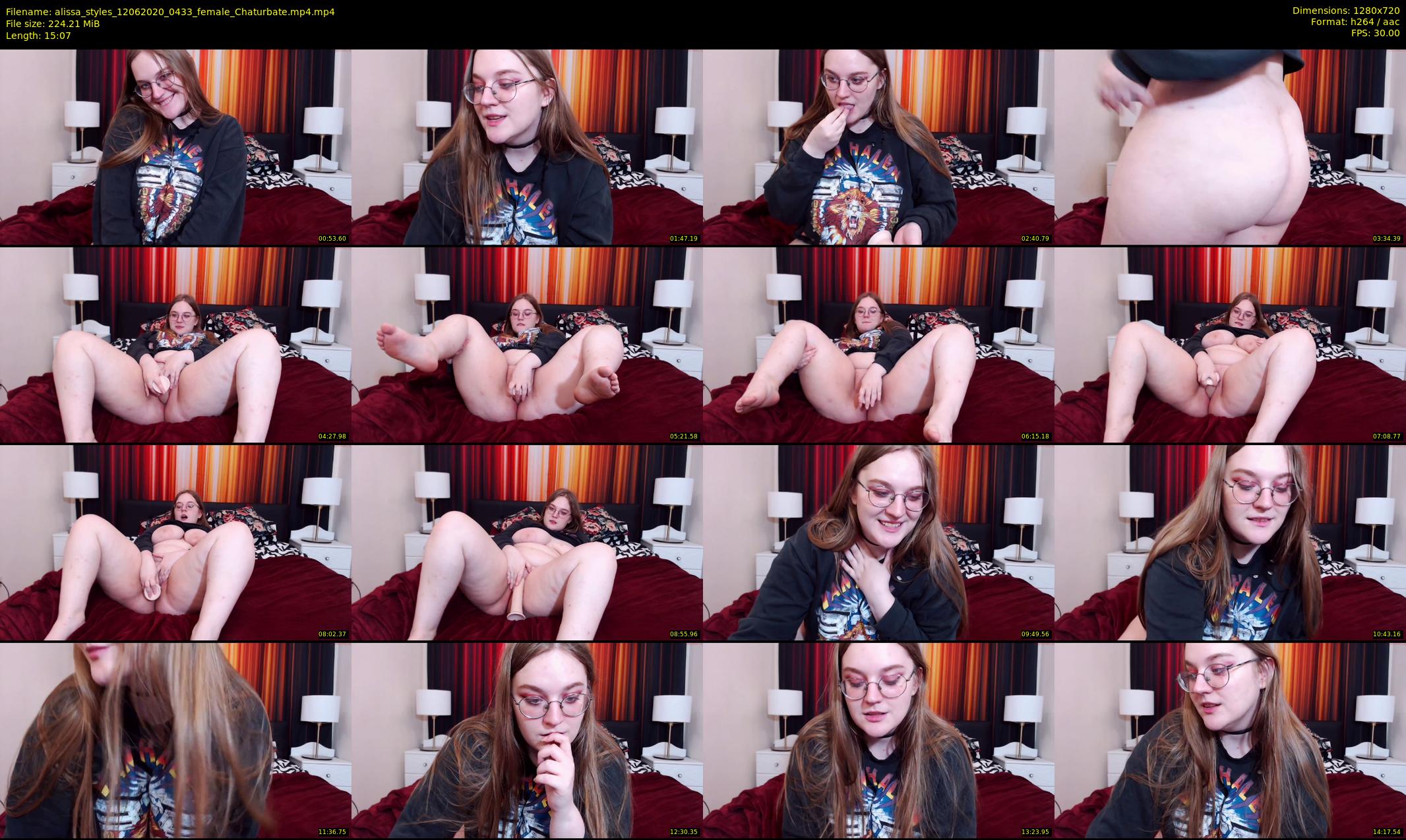 alissa_styles — 16 minute Chaturbate female cam show recording, 720p, Jun 12, 2020