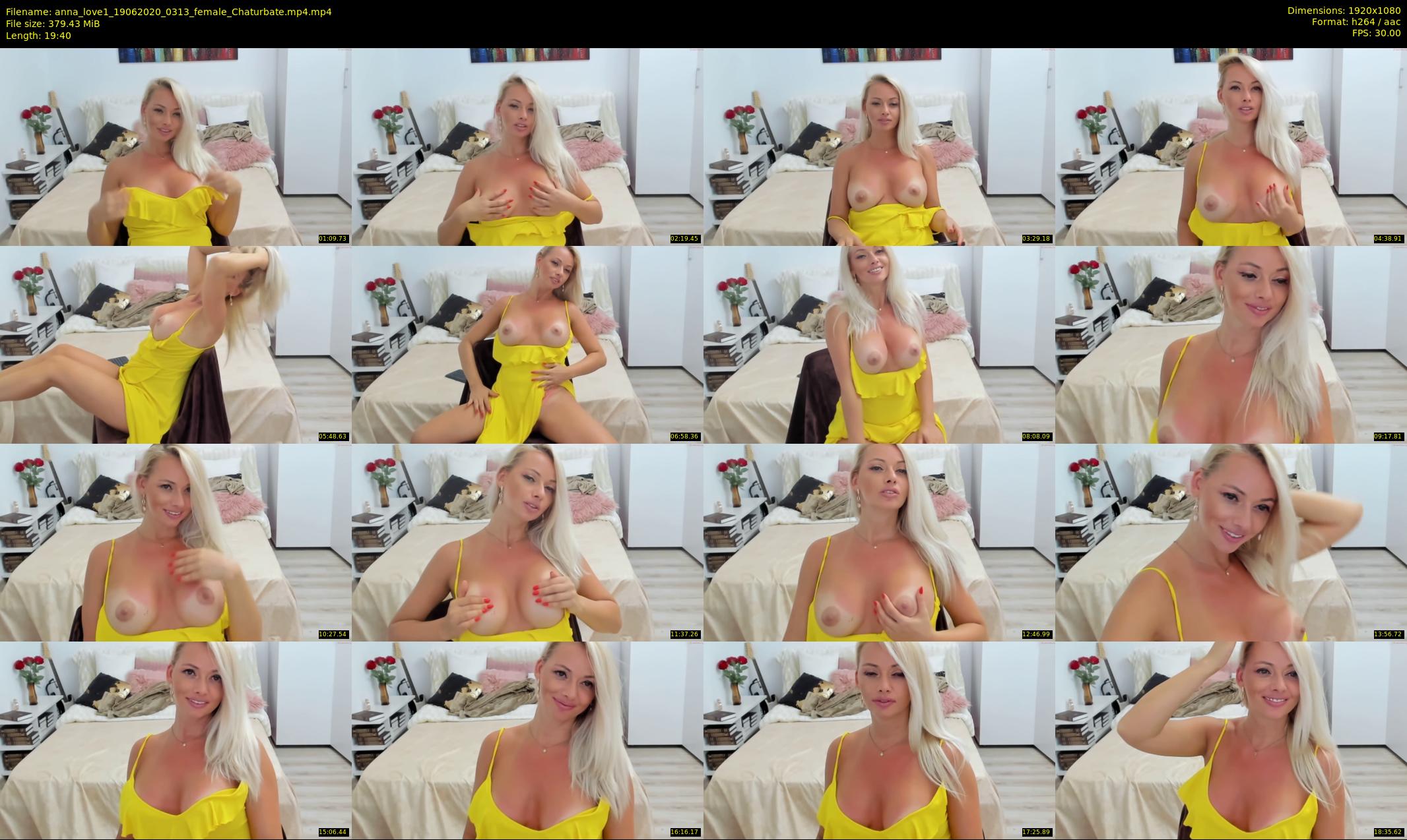 anna_love1 — 20 minute Chaturbate female cam show recording, 1080p, Jun 19, 2020