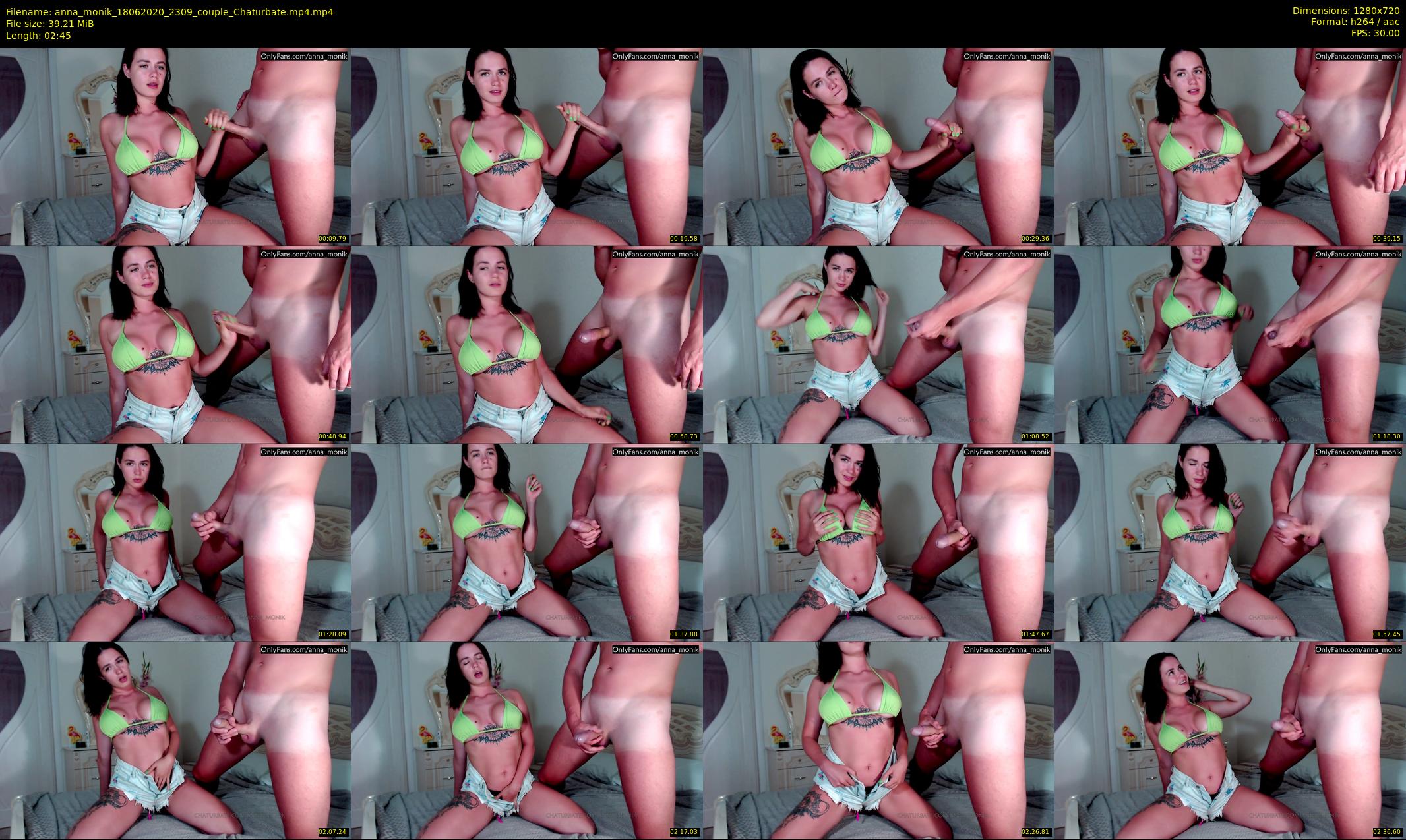 anna_monik — 3 minute Chaturbate couple cam show recording, 720p, Jun 18, 2020