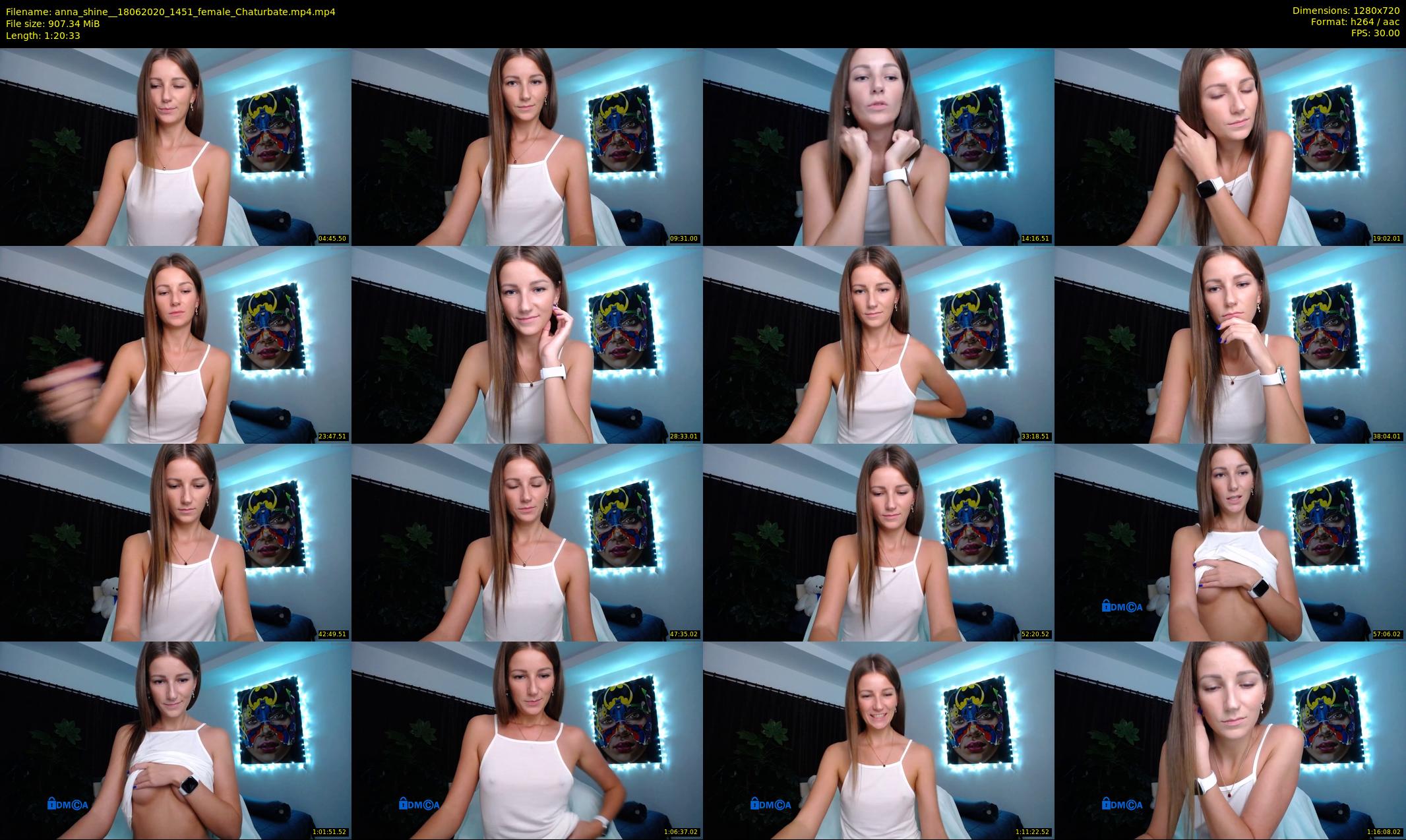 anna_shine_ — 81 minute Chaturbate female cam show recording, 720p, Jun 18, 2020