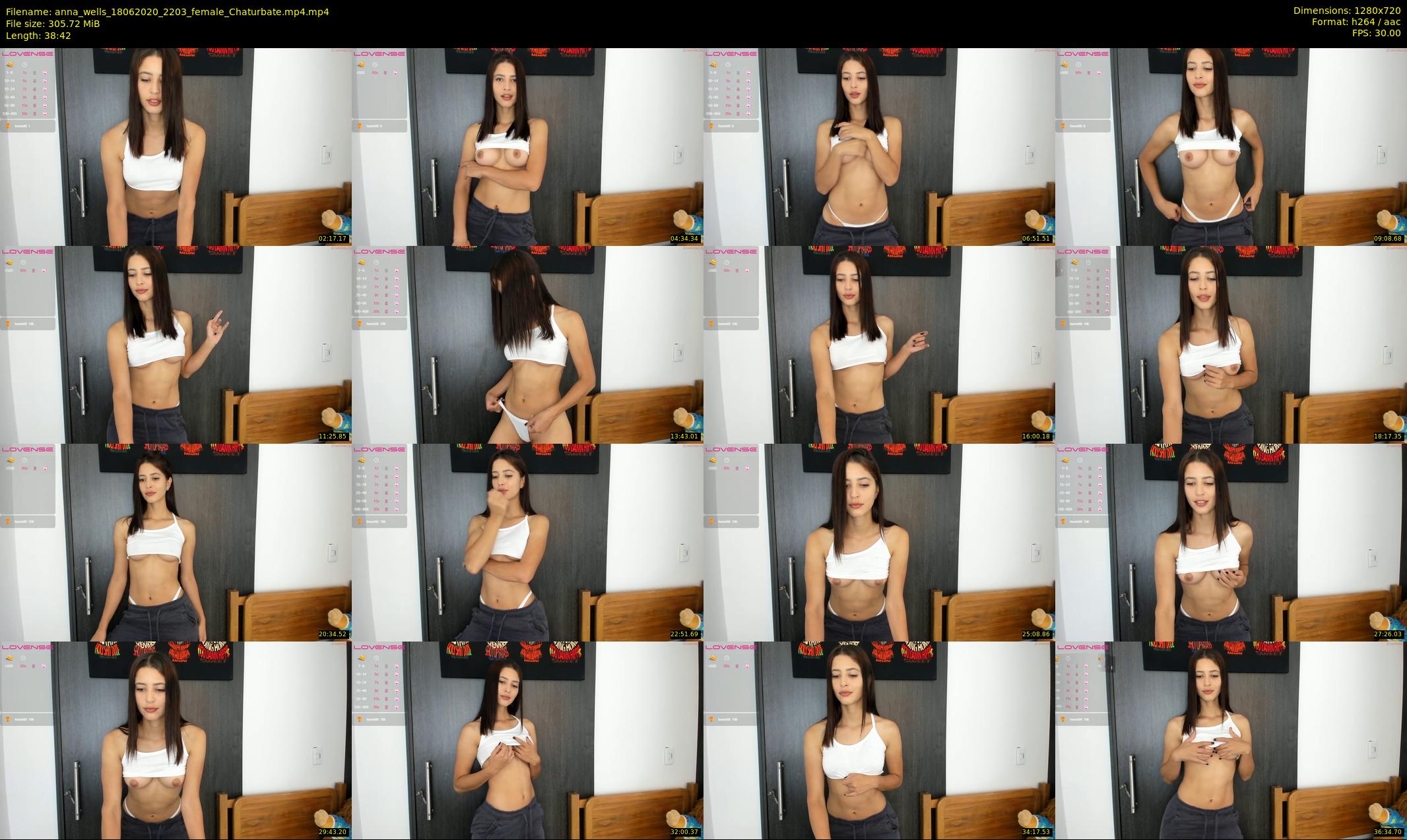 anna_wells — 39 minute Chaturbate female cam show recording, 720p, Jun 18, 2020
