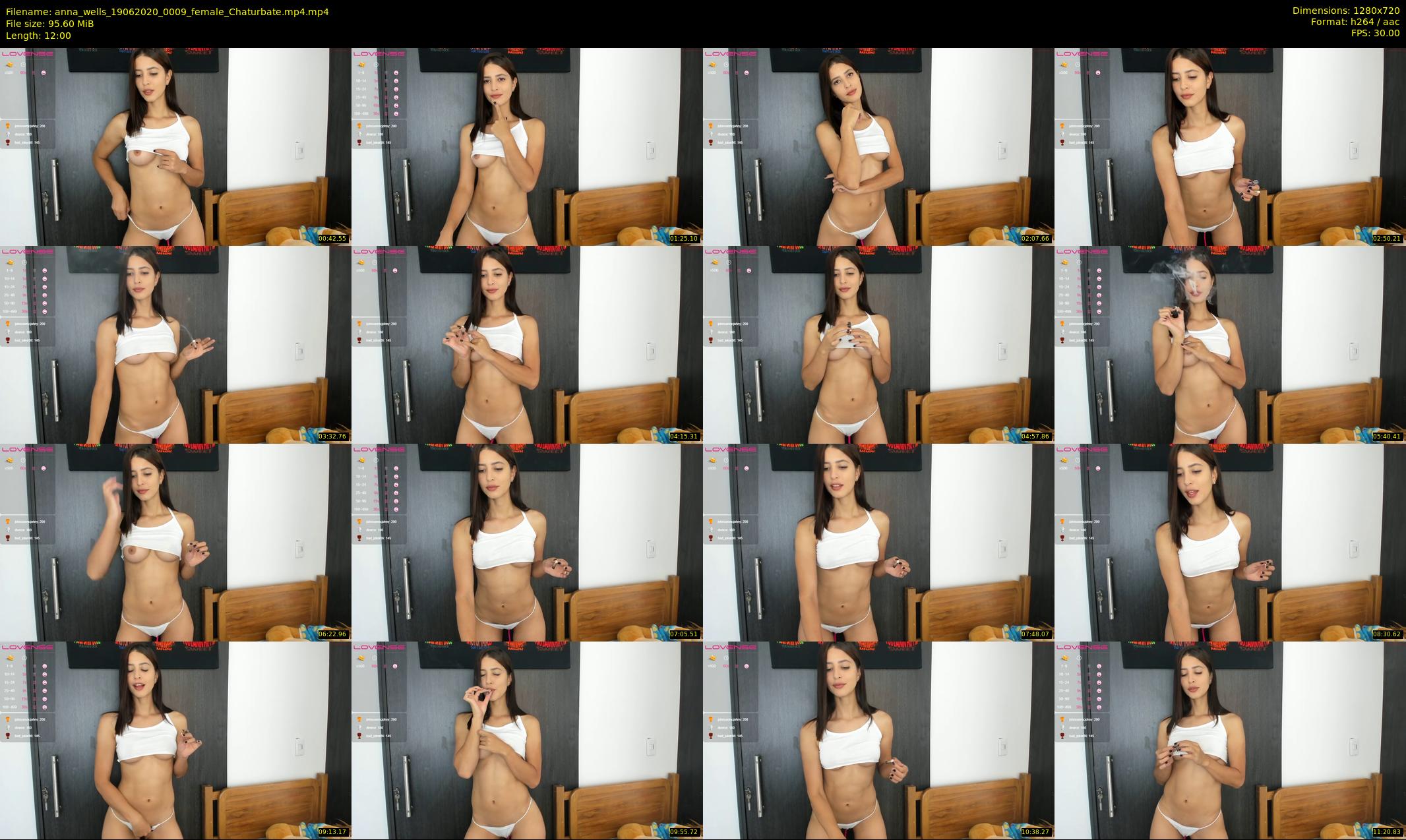 anna_wells — 12 minute Chaturbate female cam show recording, 720p, Jun 19, 2020