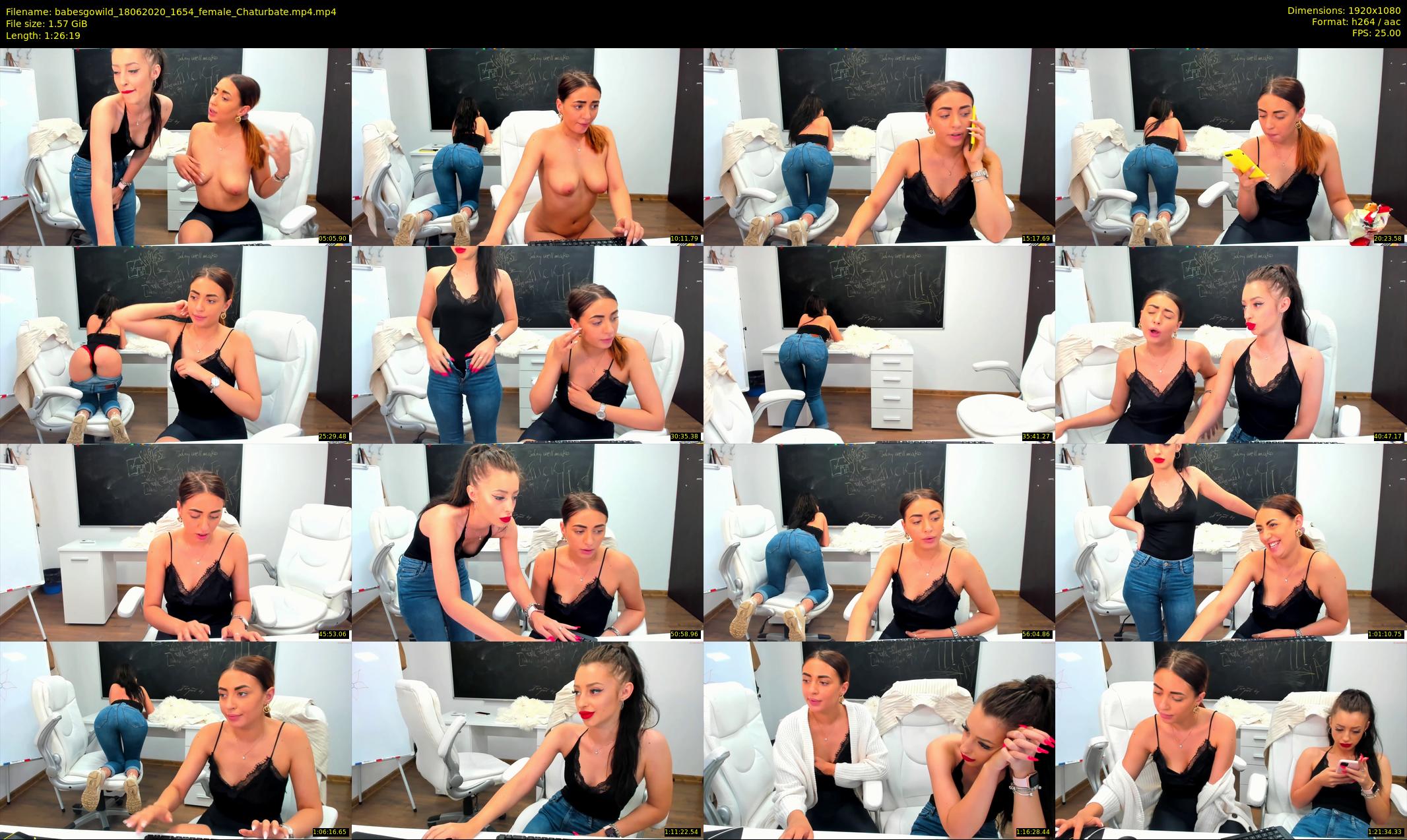 babesgowild — 87 minute Chaturbate couple cam show recording, 1080p, Jun 18, 2020