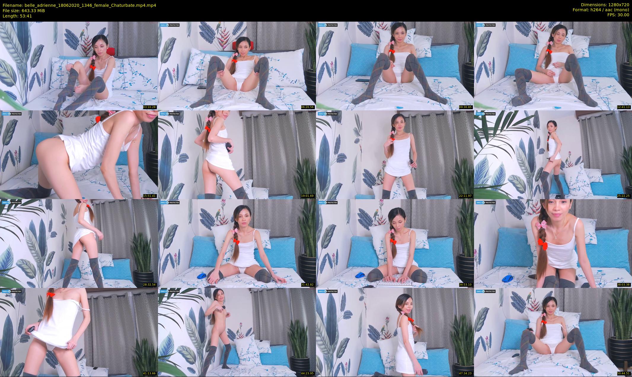belle_adrienne — 54 minute Chaturbate couple cam show recording, 720p, Jun 18, 2020