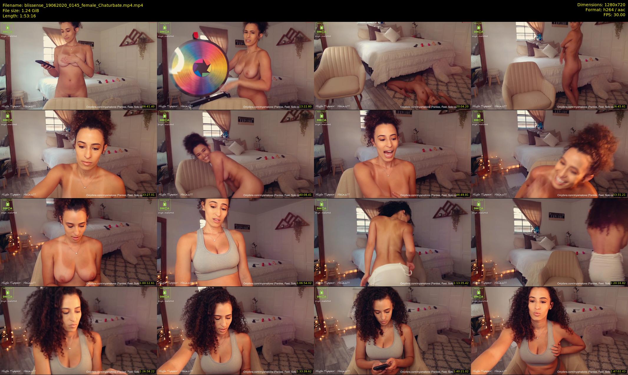 blissense — 114 minute Chaturbate female cam show recording, 720p, Jun 19, 2020