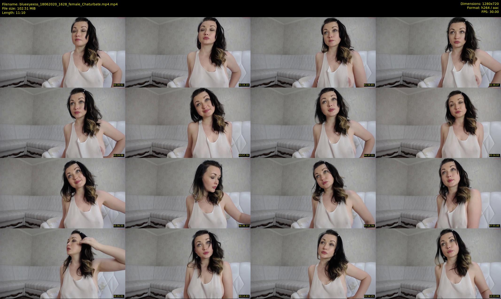 blueeyeess — 12 minute Chaturbate female cam show recording, 720p, Jun 18, 2020
