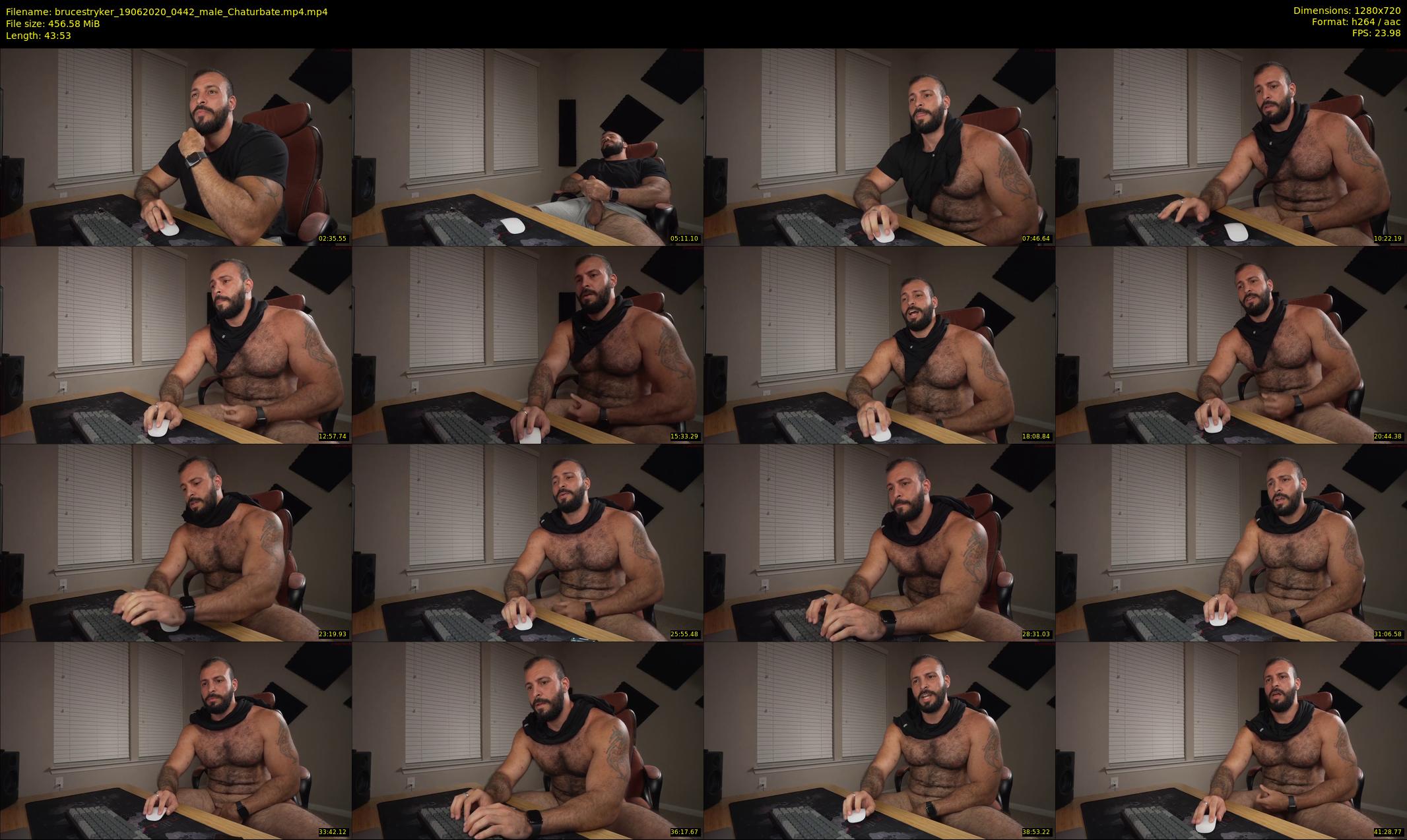 brucestryker — 44 minute Chaturbate male cam show recording, 720p, Jun 19, 2020