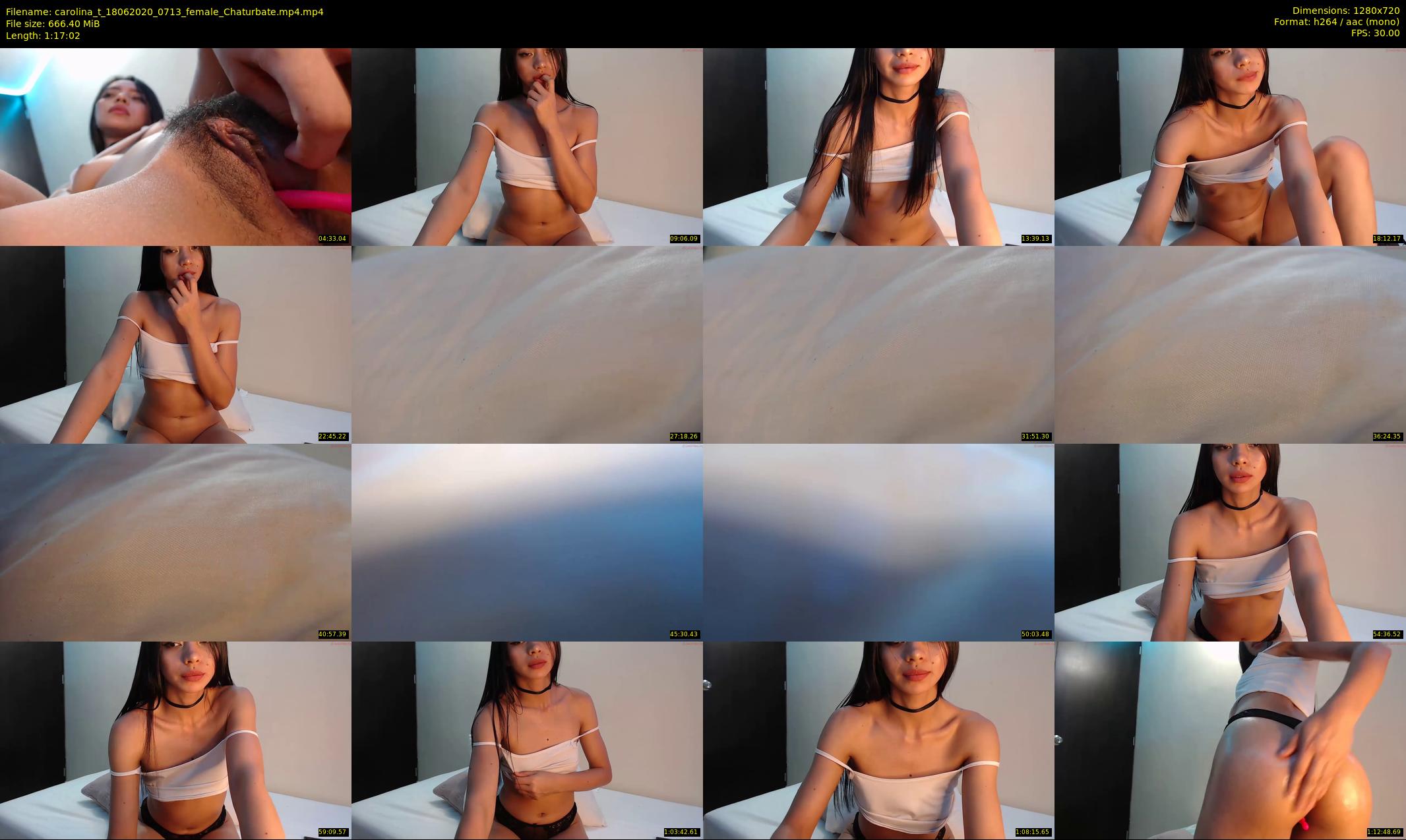 carolina_t — 78 minute Chaturbate female cam show recording, 720p, Jun 18, 2020