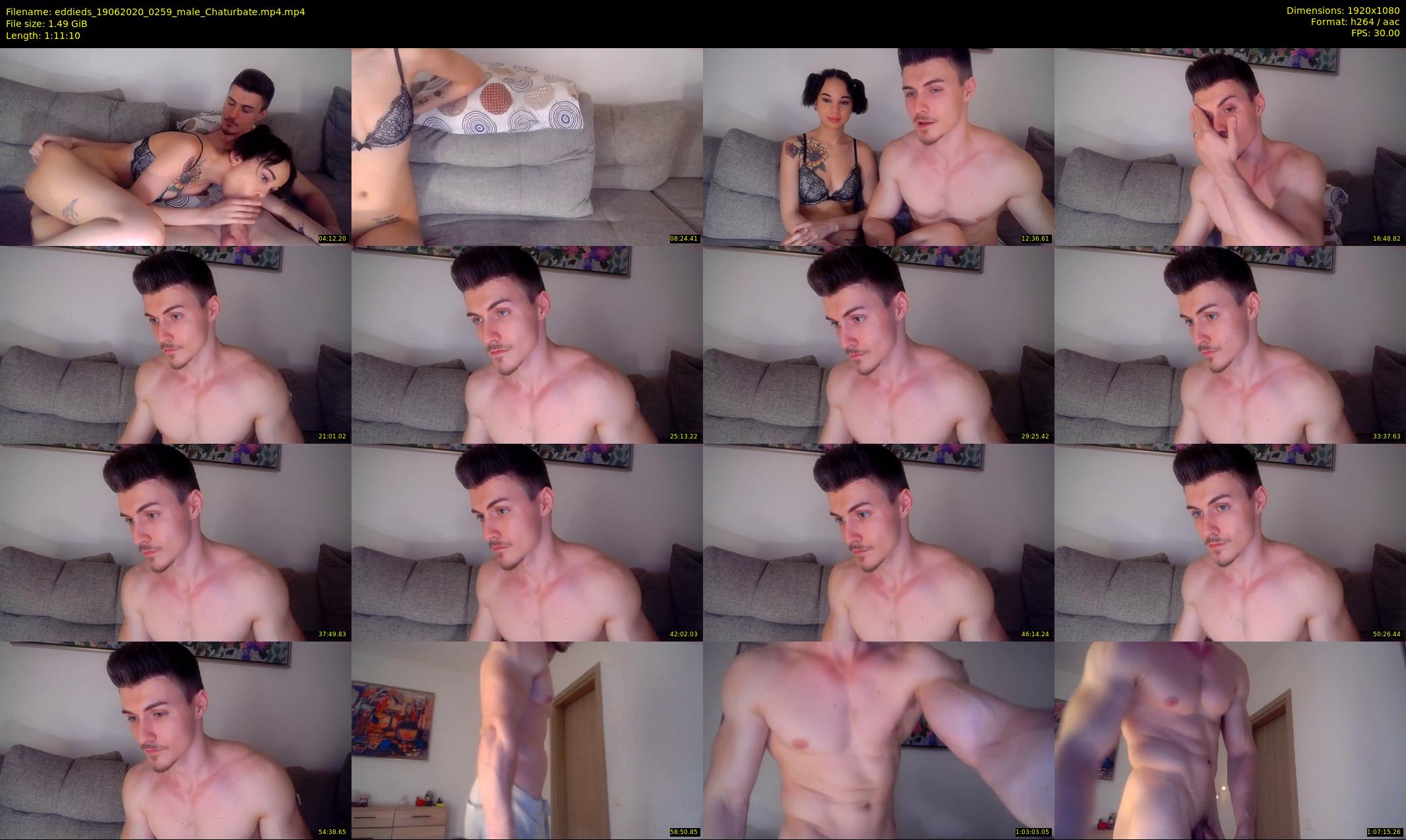 eddieds — 72 minute Chaturbate male cam show recording, 1080p, Jun 19, 2020