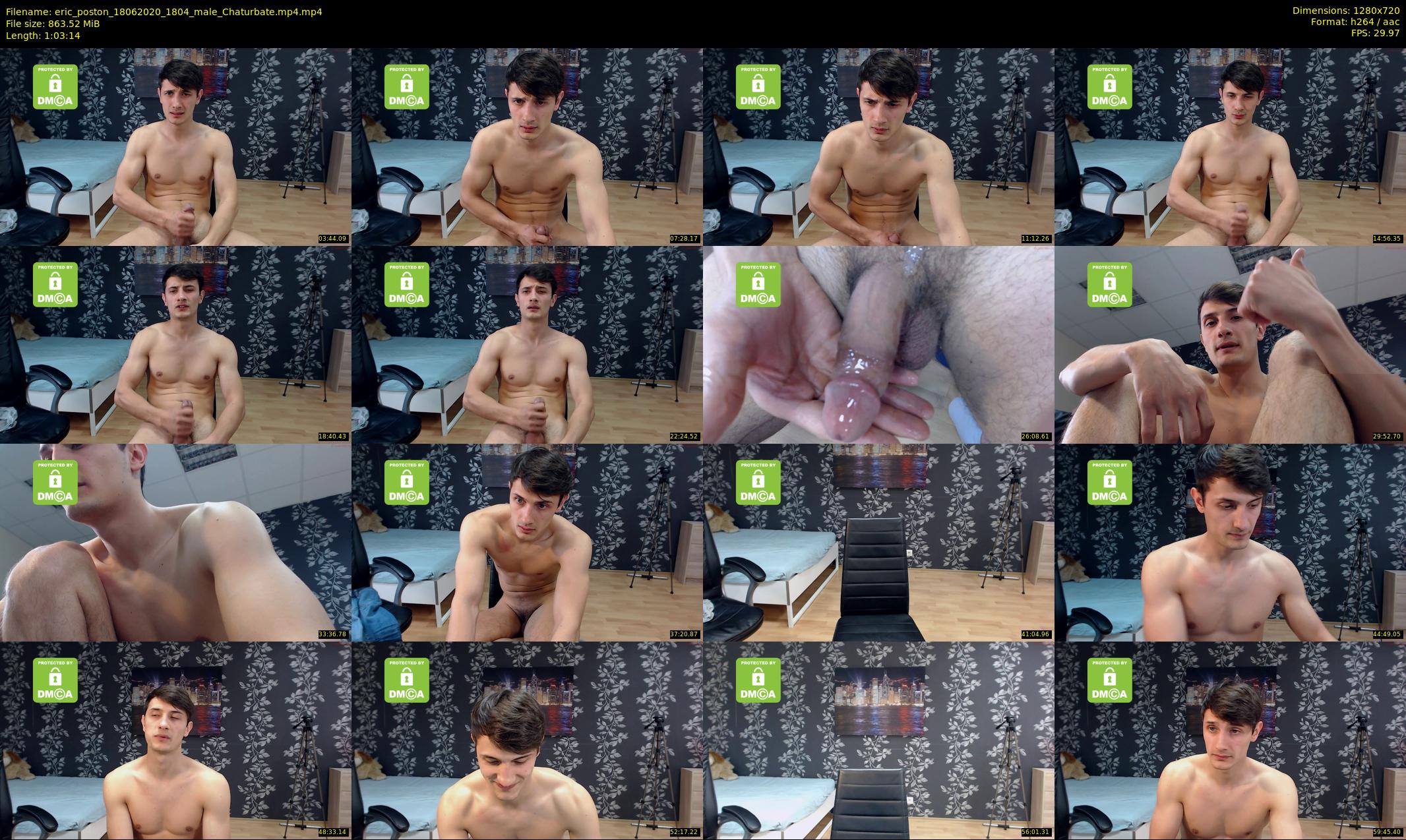 eric_poston — 64 minute Chaturbate male cam show recording, 720p, Jun 18, 2020