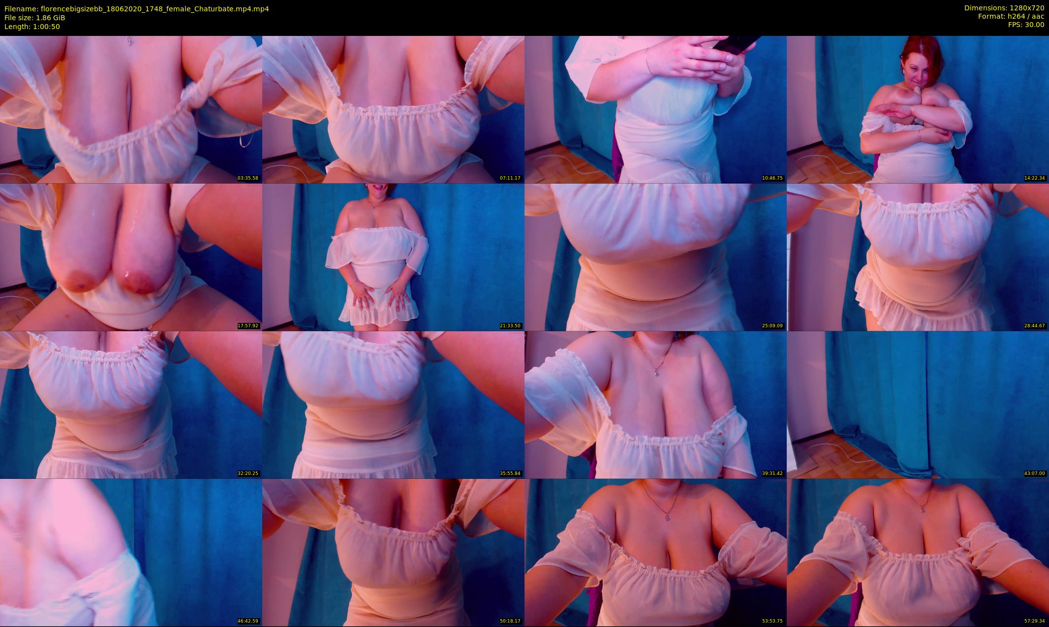 florencebigsizebb — 61 minute Chaturbate female cam show recording, 720p, Jun 18, 2020