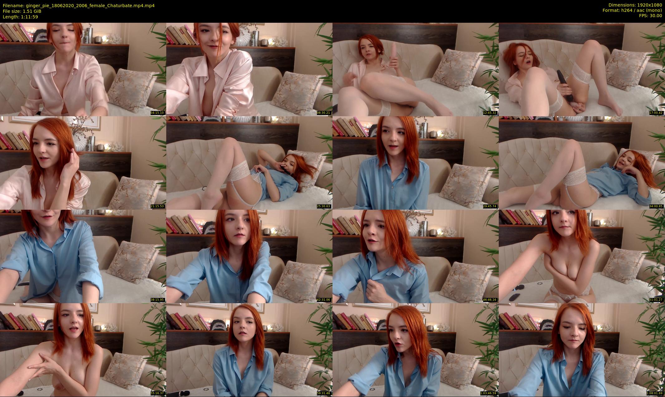 ginger_pie — 72 minute Chaturbate female cam show recording, 1080p, Jun 18, 2020
