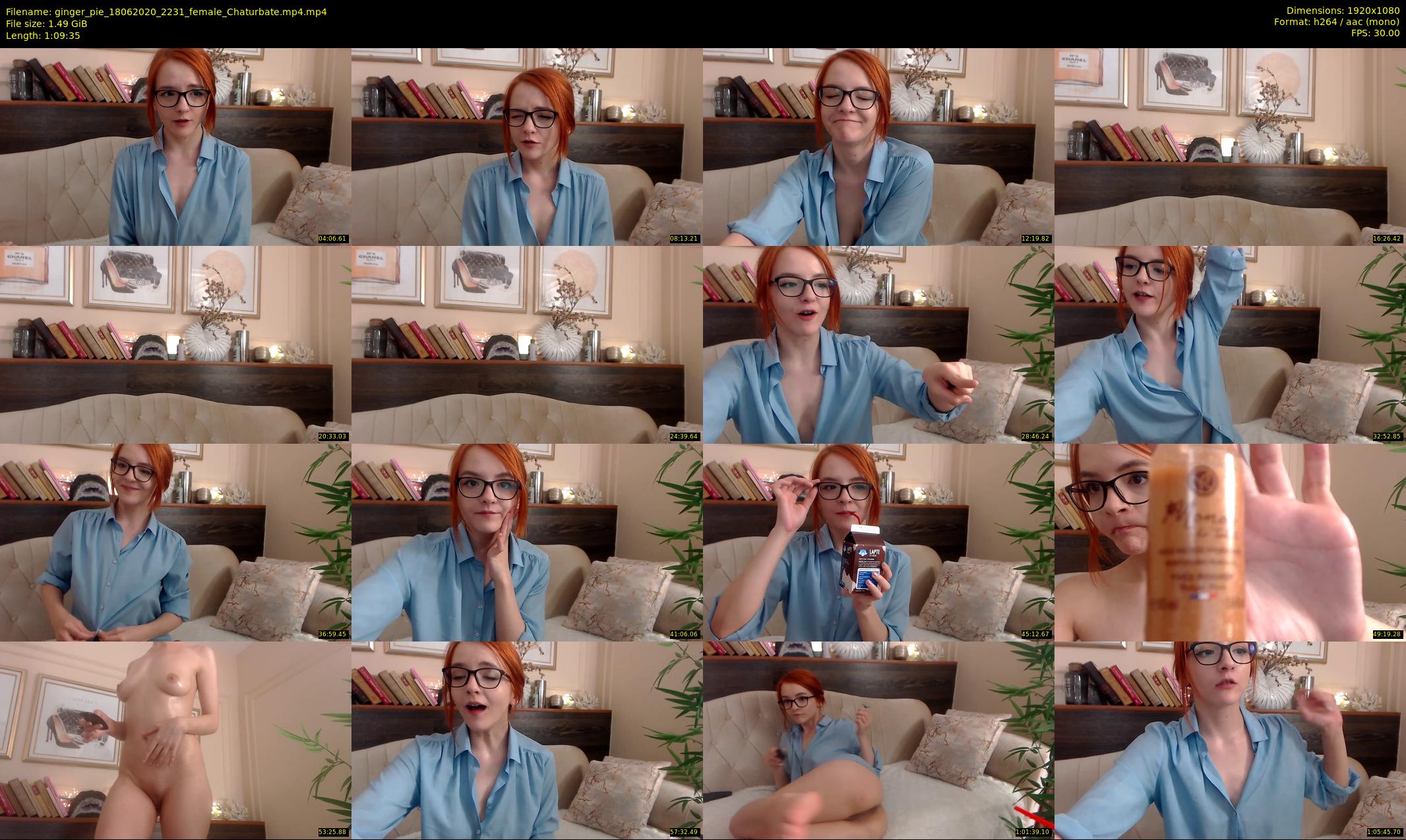 ginger_pie — 70 minute Chaturbate female cam show recording, 1080p, Jun 18, 2020