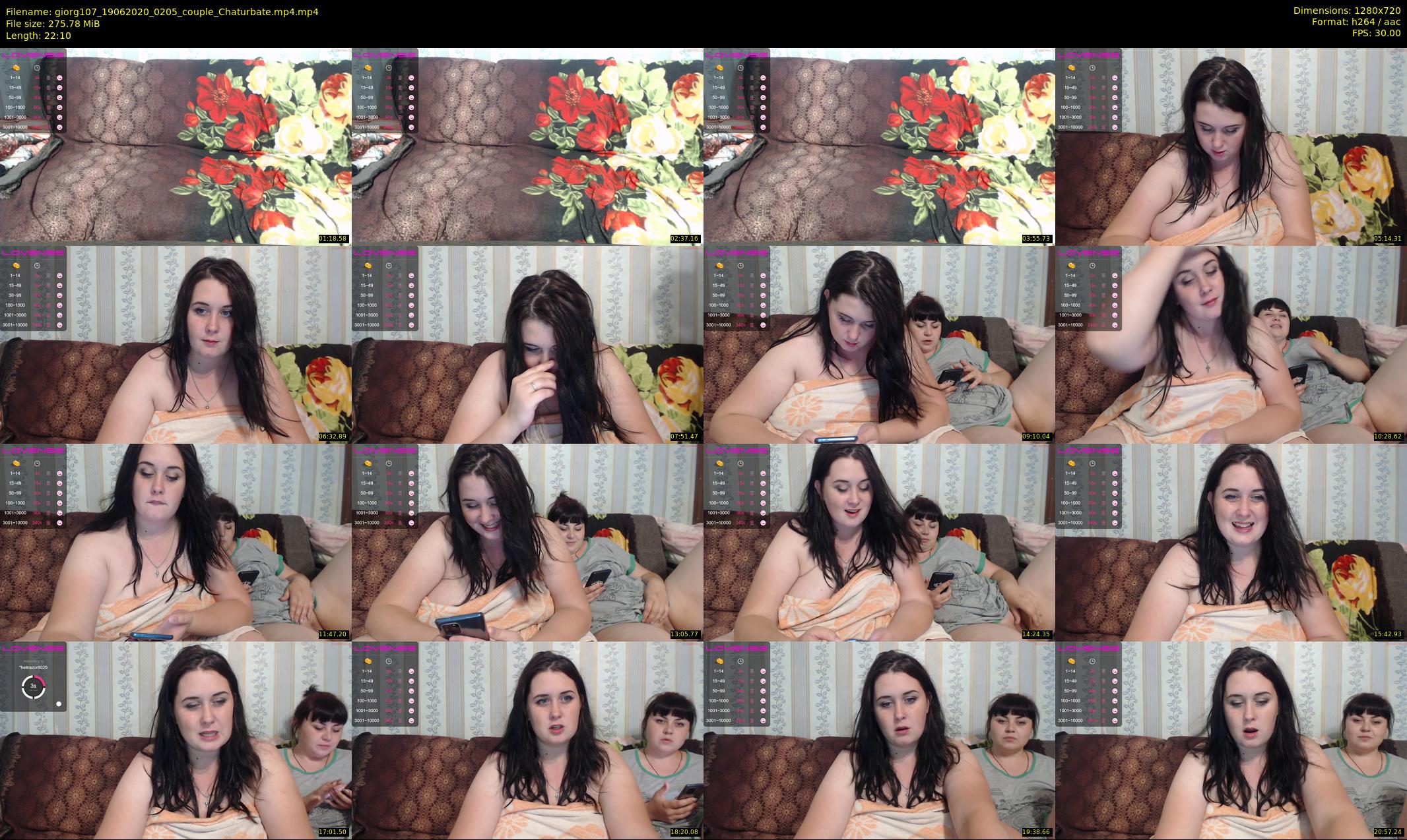 giorg107 — 23 minute Chaturbate couple cam show recording, 720p, Jun 19, 2020