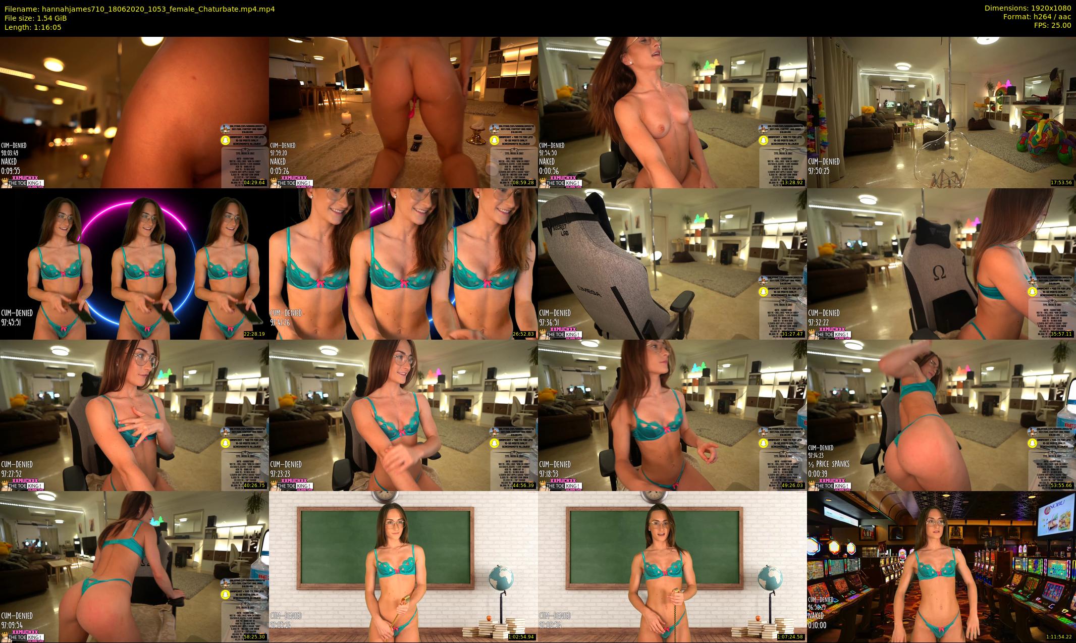 hannahjames710 — 77 minute Chaturbate female cam show recording, 1080p, Jun 18, 2020