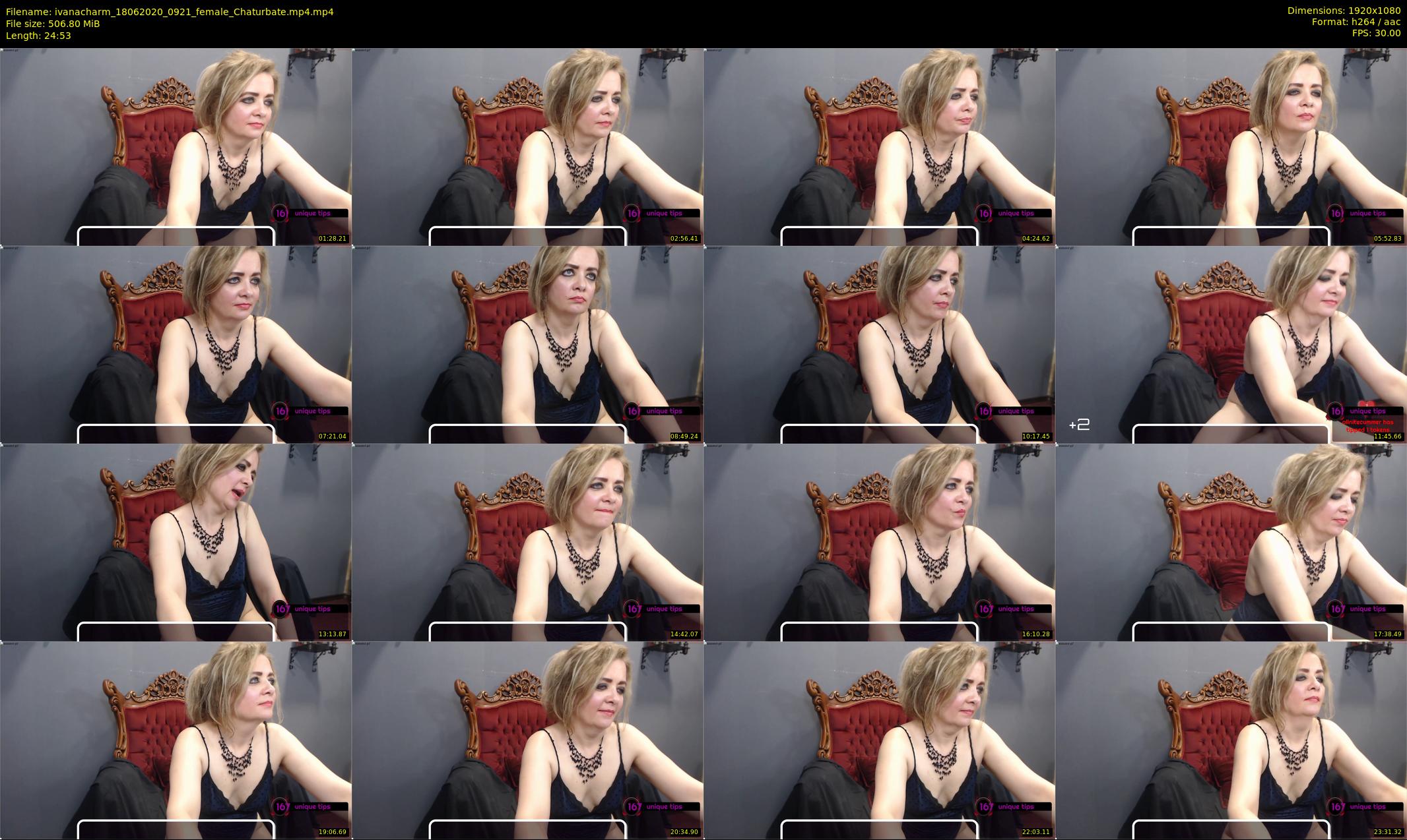 ivanacharm — 25 minute Chaturbate female cam show recording, 1080p, Jun 18, 2020