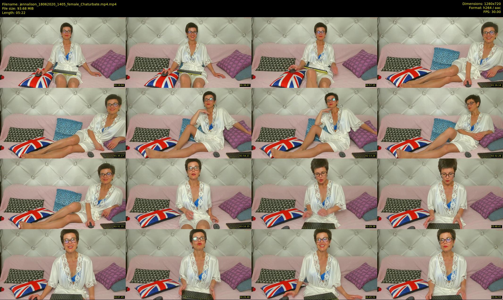 jennalison — 6 minute Chaturbate female cam show recording, 720p, Jun 18, 2020