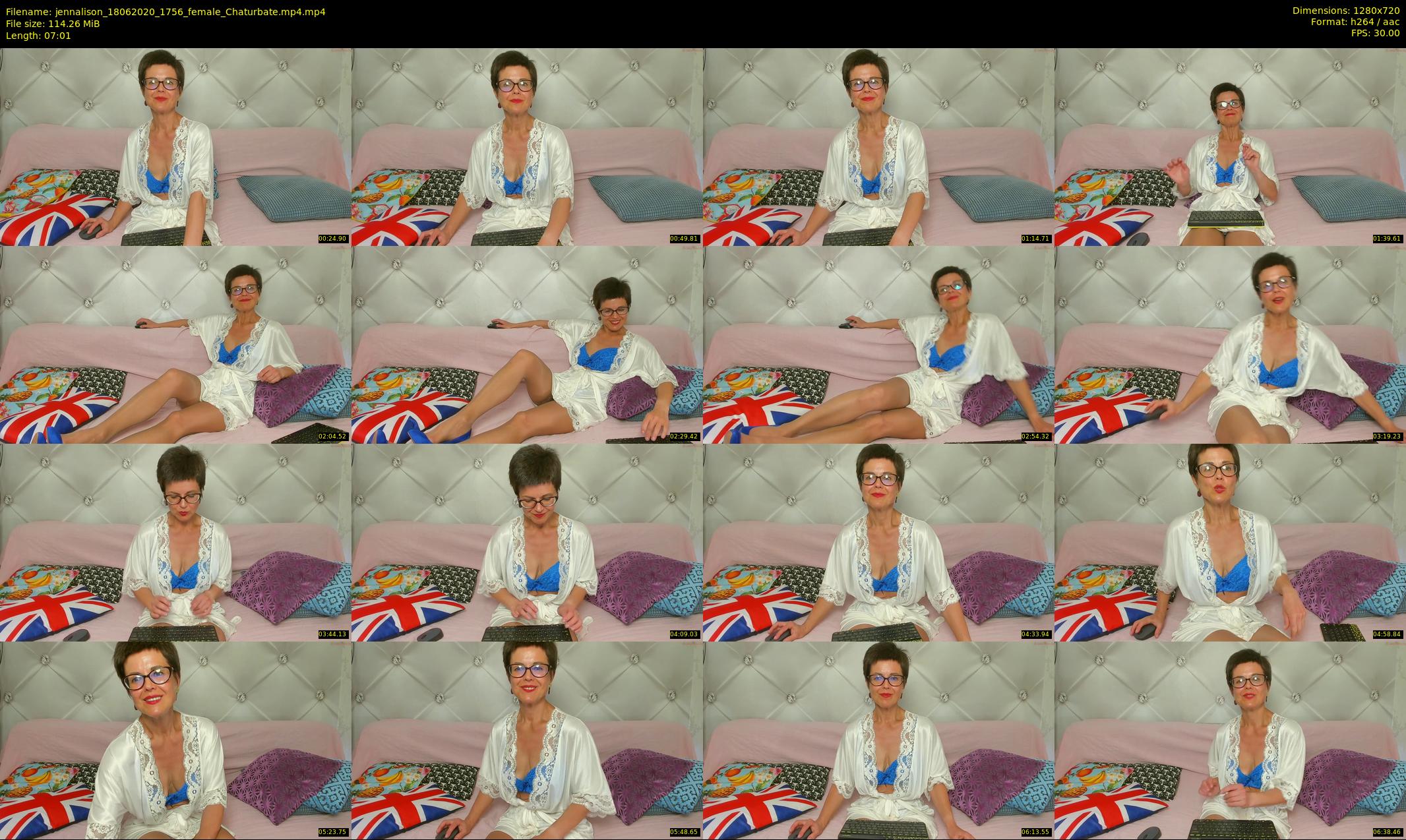 jennalison — 8 minute Chaturbate female cam show recording, 720p, Jun 18, 2020