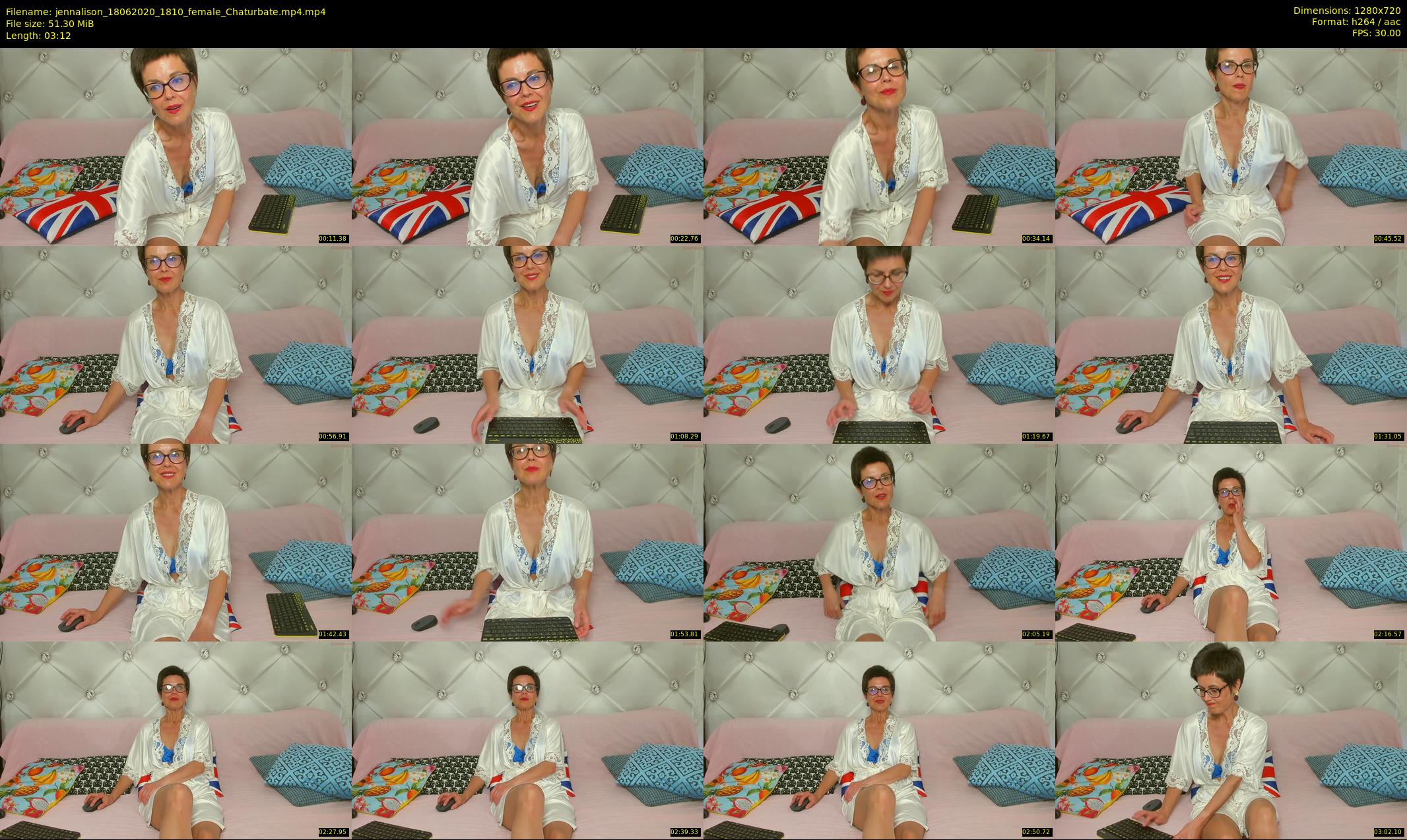 jennalison — 4 minute Chaturbate female cam show recording, 720p, Jun 18, 2020